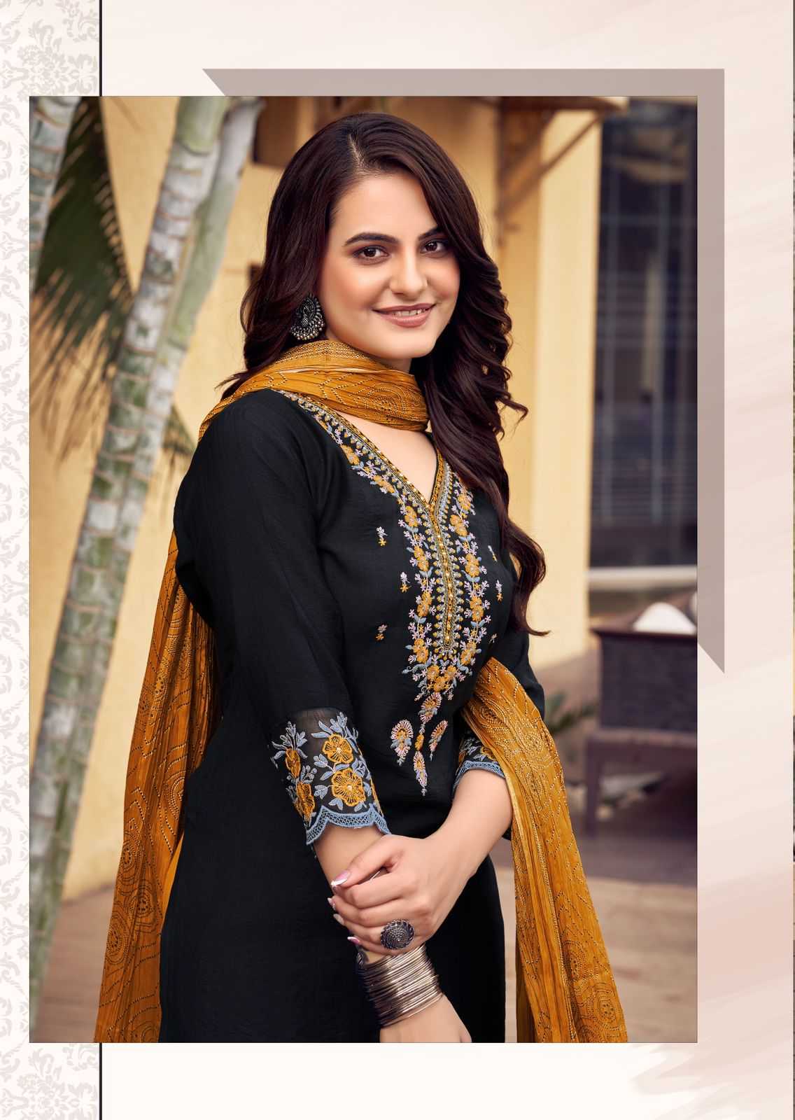 Ynf Viscose RIN190 WOOGLEE SAGAAI Setwise Collections Wholesale Dresses & Suits Catalogs Manufacturer