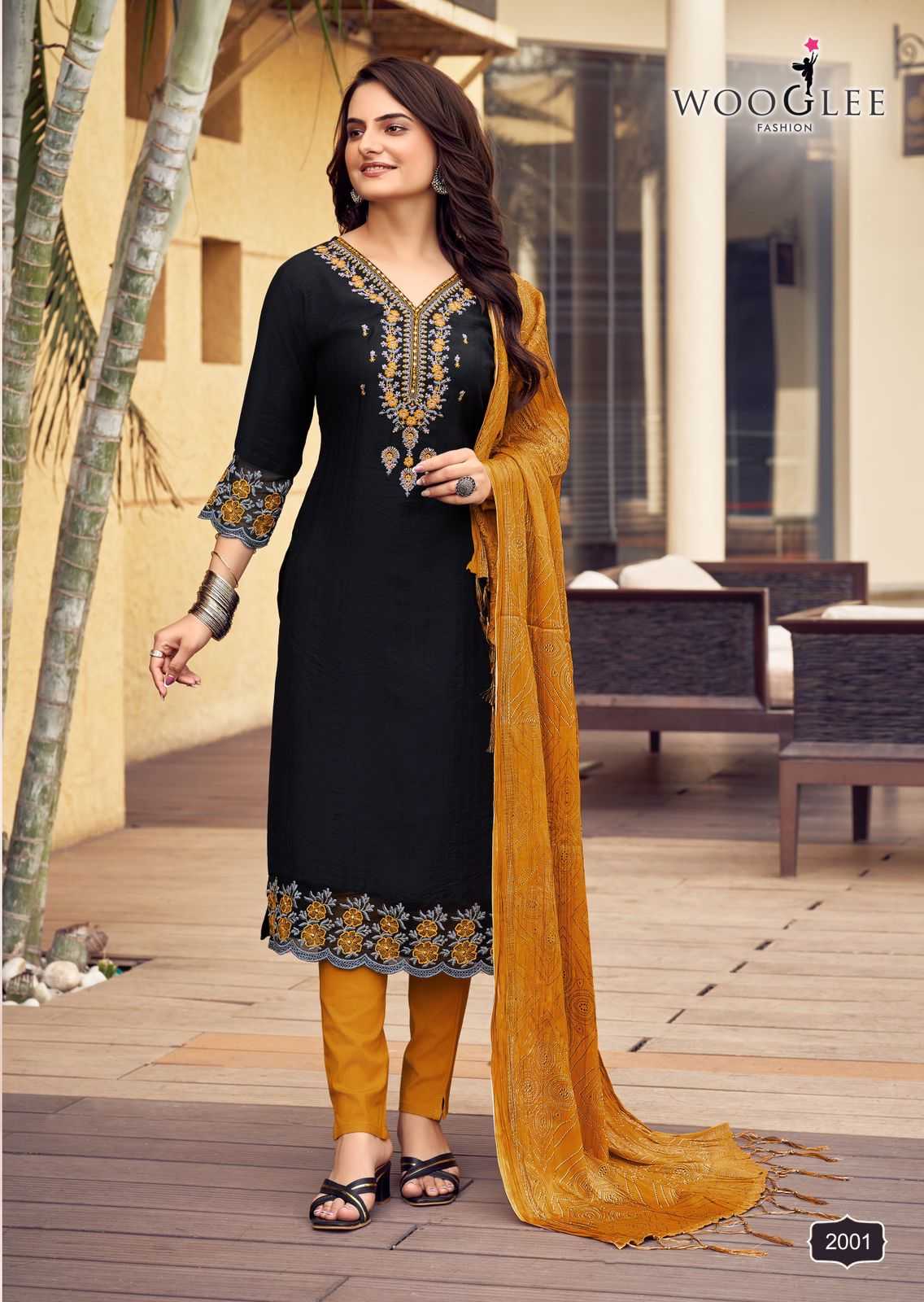 Ynf Viscose RIN190 WOOGLEE SAGAAI Setwise Collections Wholesale Dresses & Suits Catalogs Manufacturer