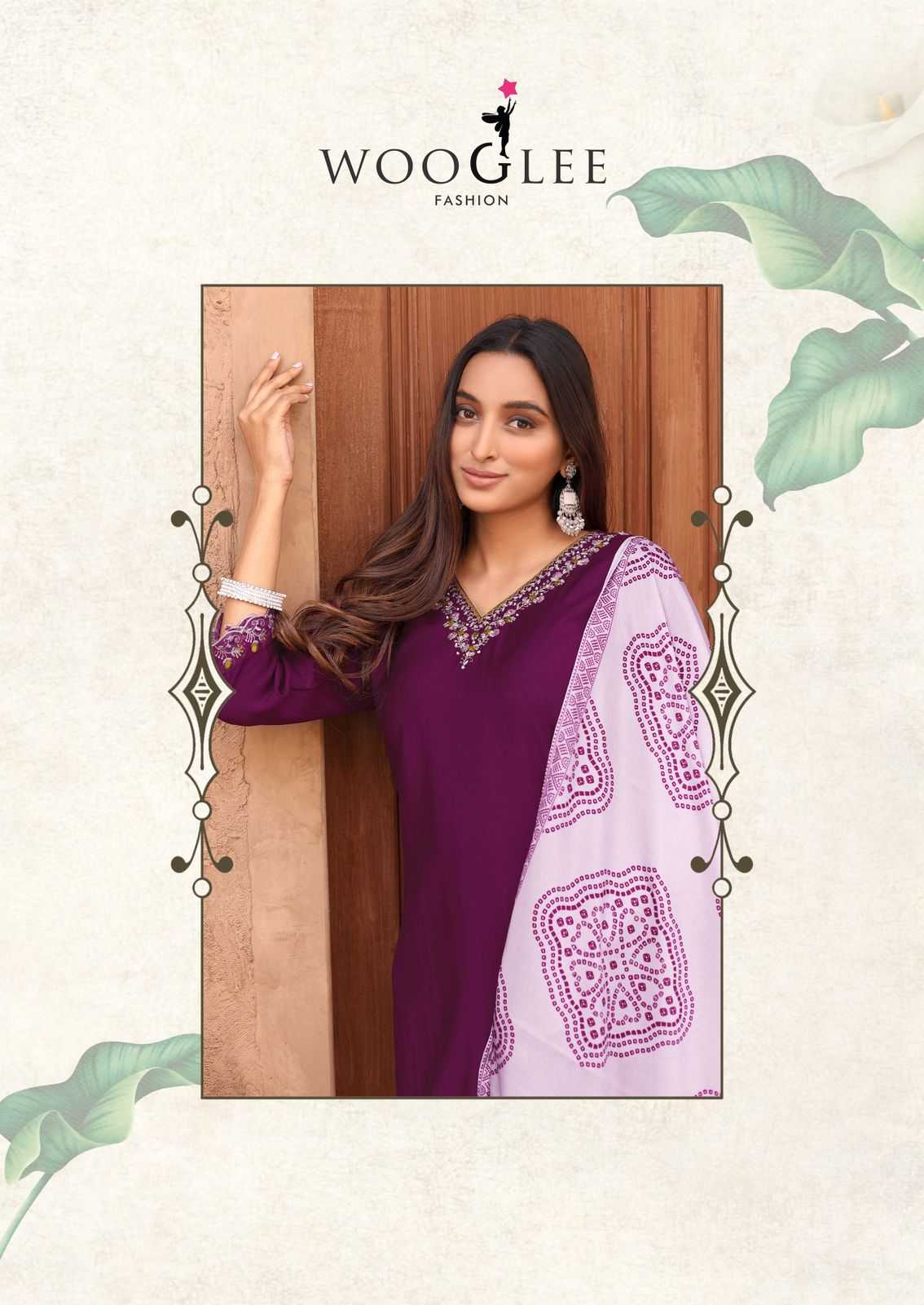 Ynf Viscose RIN190 WOOGLEE-Sagaai Vol Setwise Collections Wholesale Dresses & Suits Catalogs Manufacturer