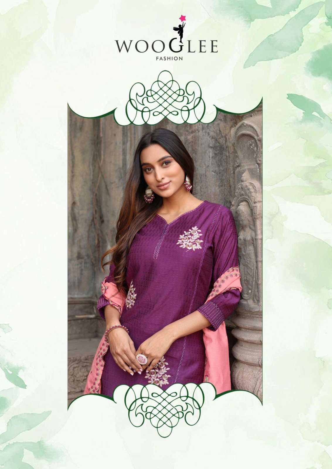 Ynf Viscose RIN190 WOOGLEE-Saugaat Setwise Collections Wholesale Kurtis Catalogs Manufacturer