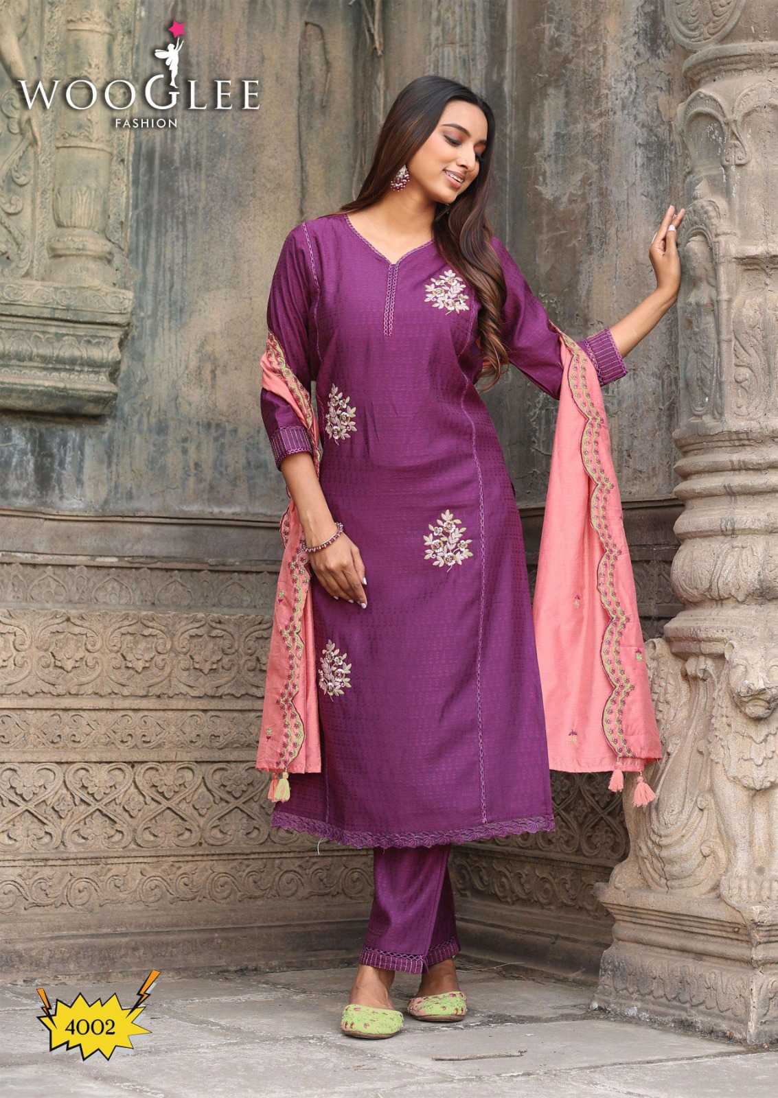 Ynf Viscose RIN190 WOOGLEE-Saugaat Setwise Collections Wholesale Kurtis Catalogs Manufacturer