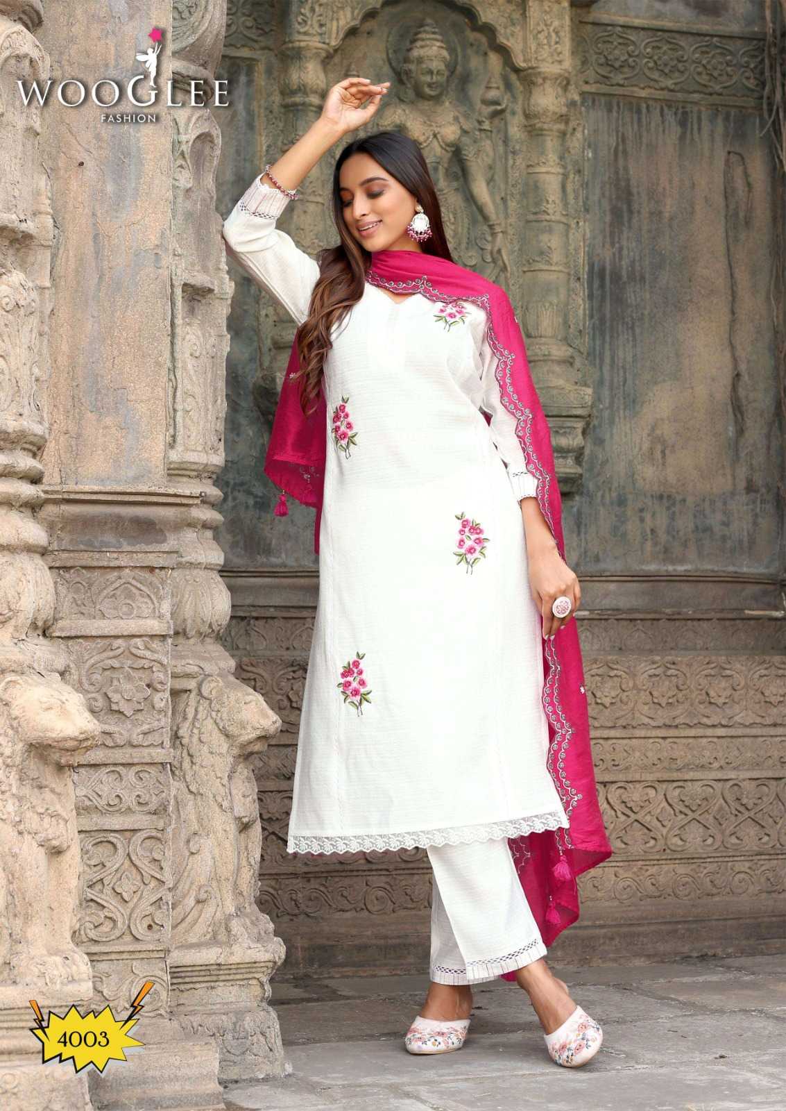 Ynf Viscose RIN190 WOOGLEE-Saugaat Setwise Collections Wholesale Kurtis Catalogs Manufacturer