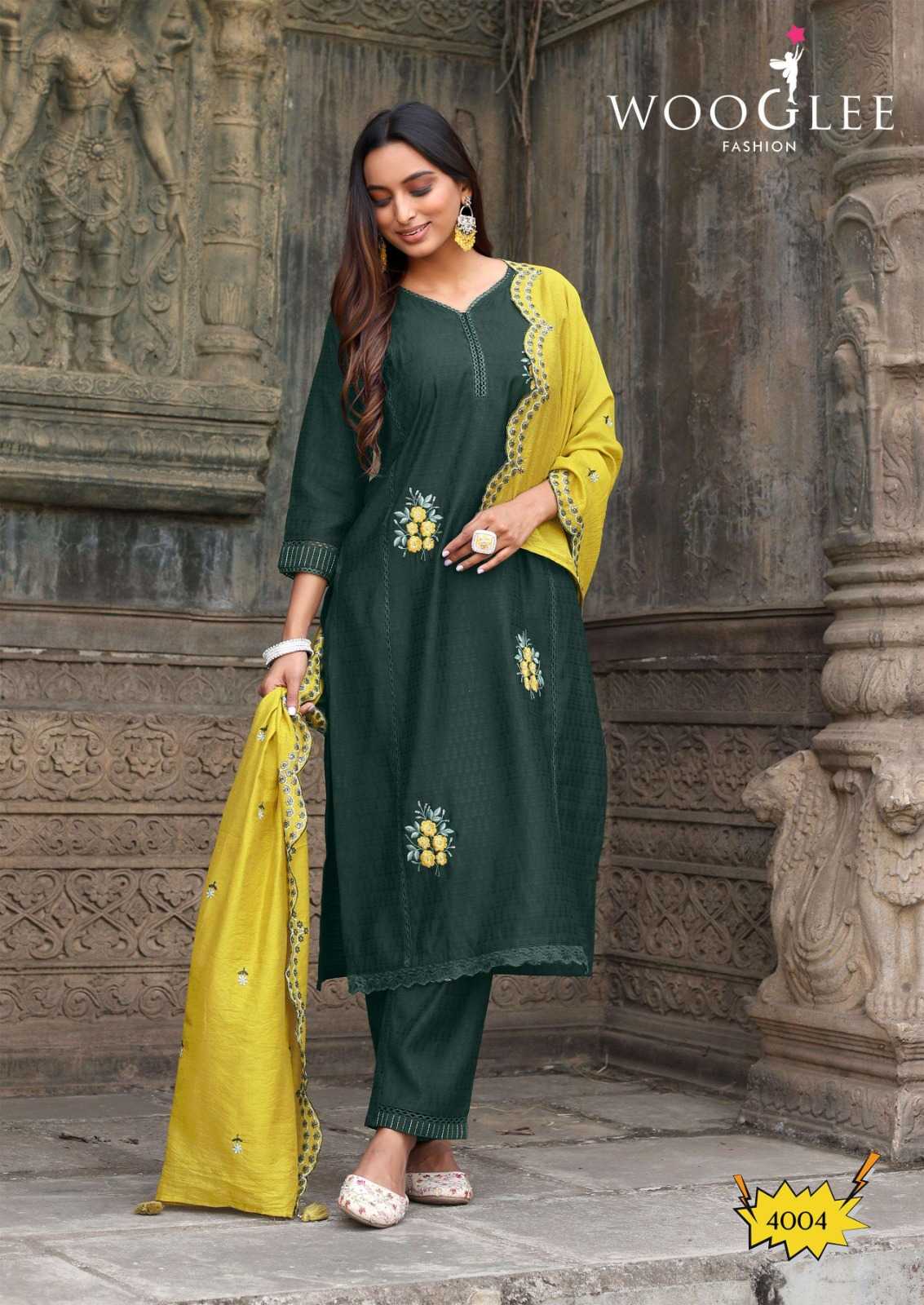 Ynf Viscose RIN190 WOOGLEE-Saugaat Setwise Collections Wholesale Kurtis Catalogs Manufacturer