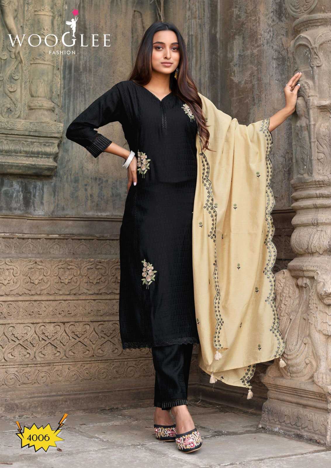Ynf Viscose RIN190 WOOGLEE-Saugaat Setwise Collections Wholesale Kurtis Catalogs Manufacturer