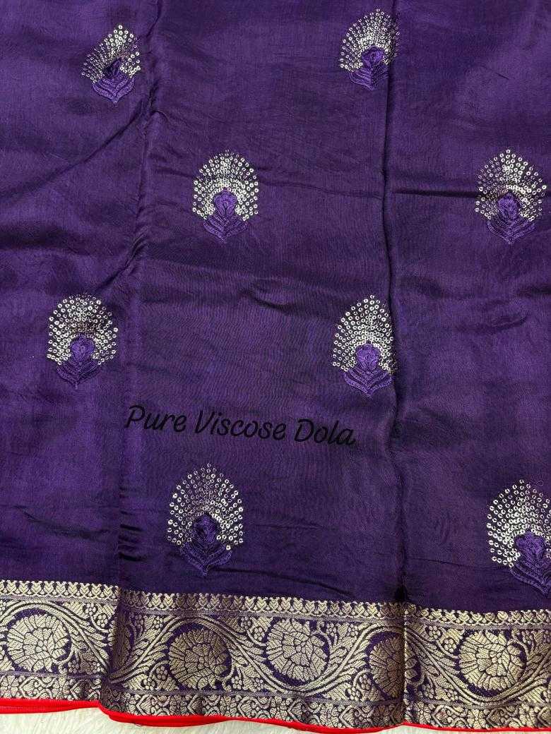 Ynf Viscose RIN195 Epic Morepankh Dola Sarees Wedding Collections Festive Collections Wholesale Designer Sarees Embroidered Sarees Viscose Saree Manufacturer