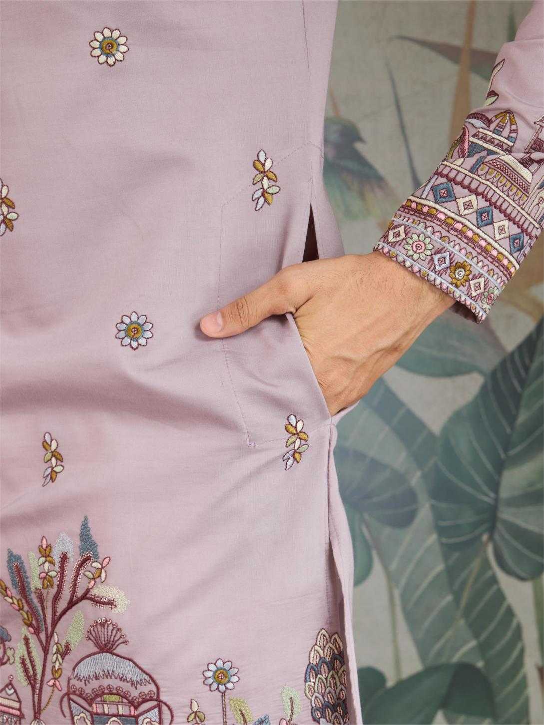 Ynf Viscose RIN202 61181 Mens Wear Wholesale Mens Kurtas Silk Kurta Men Wedding kurta Manufacturer