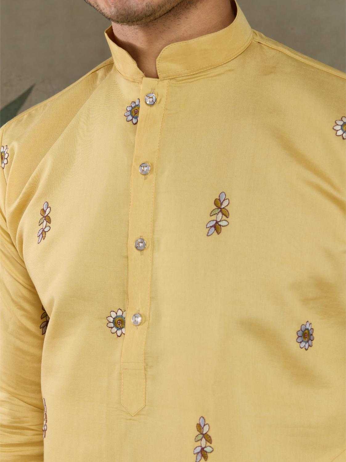 Ynf Viscose RIN202 61181 Mens Wear Wholesale Mens Kurtas Silk Kurta Men Wedding kurta Manufacturer