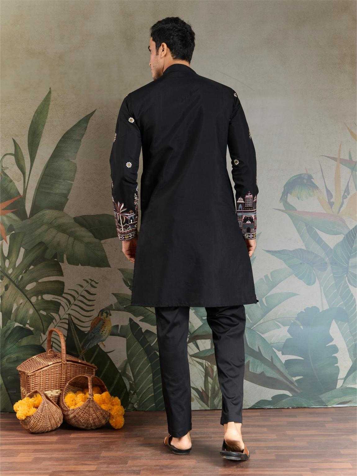 Ynf Viscose RIN202 61181 Mens Wear Wholesale Mens Kurtas Silk Kurta Men Wedding kurta Manufacturer