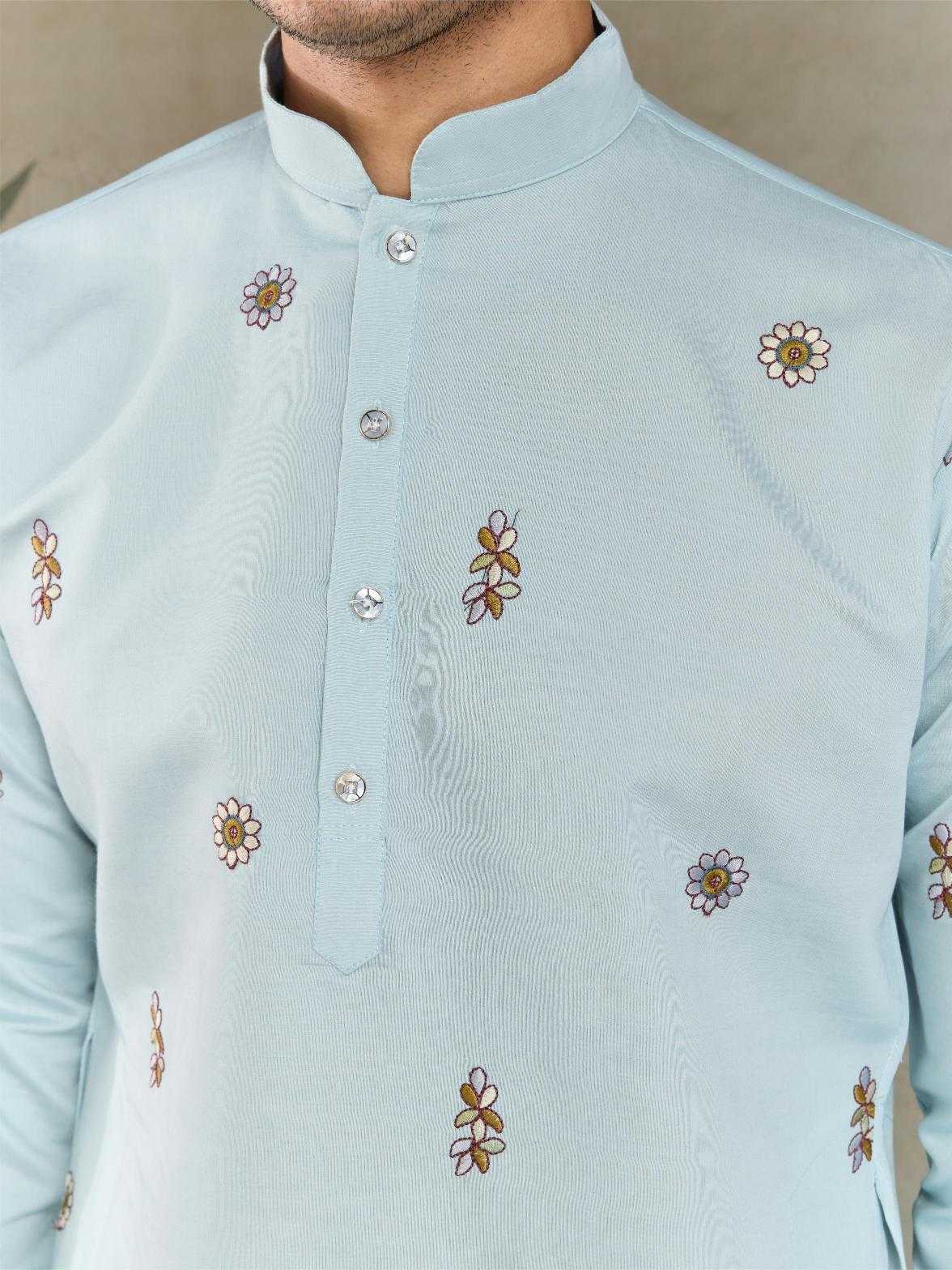 Ynf Viscose RIN202 61181 Mens Wear Wholesale Mens Kurtas Silk Kurta Men Wedding kurta Manufacturer