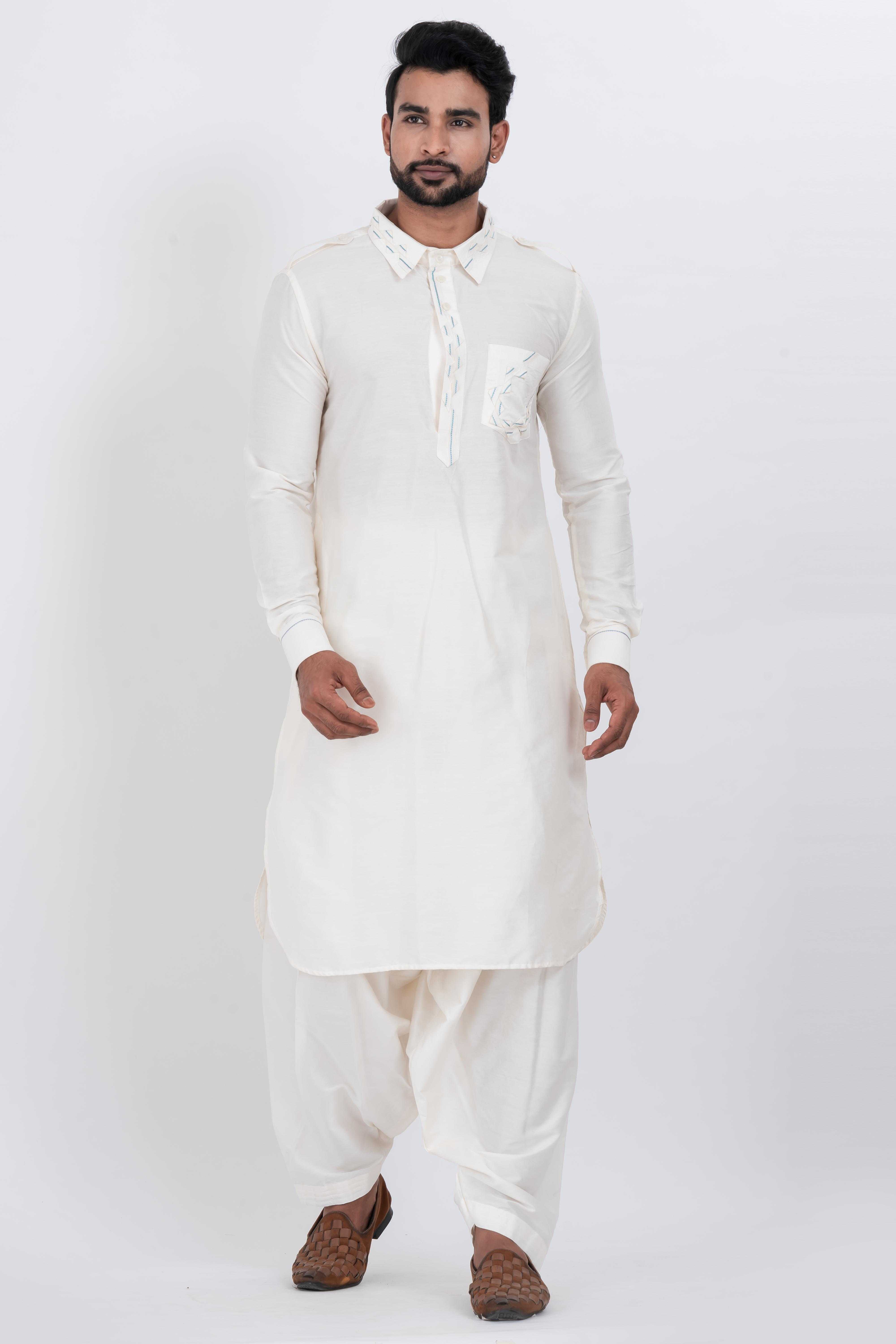Ynf Viscose RIN223 3661B Mens Wear Festive Collections Wholesale Mens Kurtas Mens Kurta Pyjama Onam Collections Manufacturer