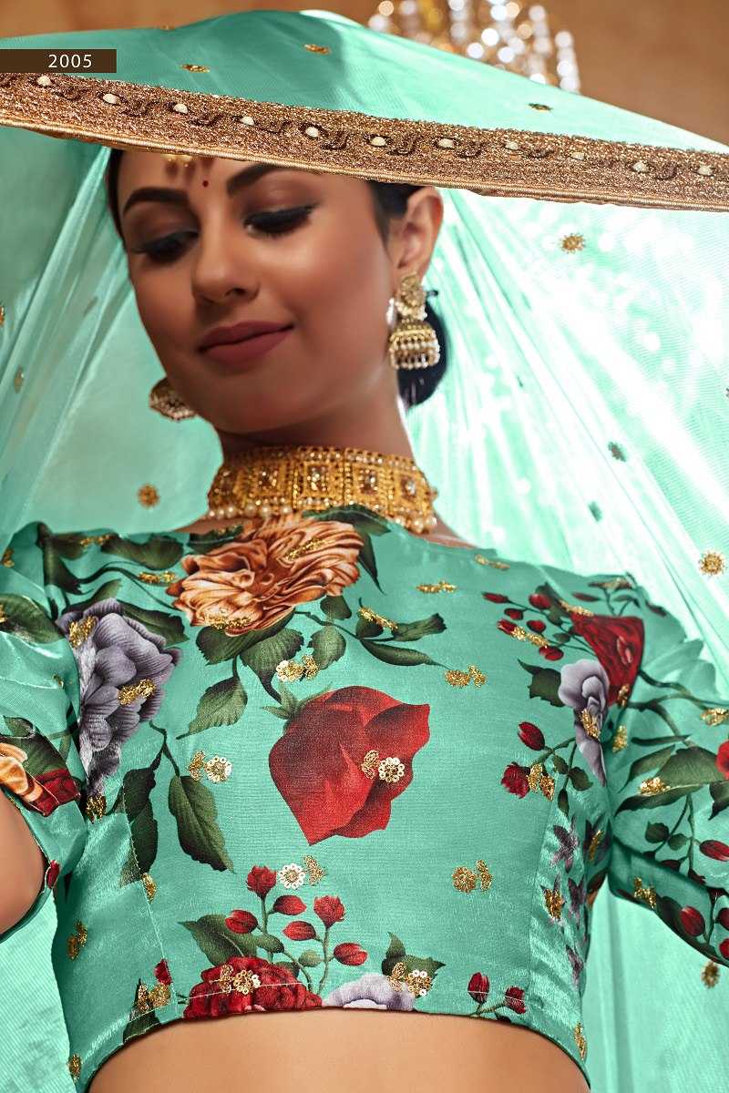 Ynf Art Silk RIN227 2005 Lehengas Wholesale Designer Lehenga Printed Lehenga Embroidered Lehenga Manufacturer