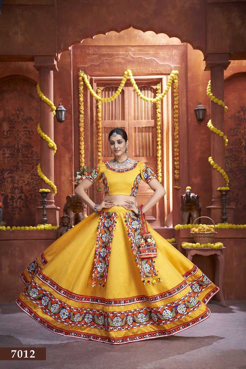 Ynf Art Silk RIN227 7012 Lehengas Festive Collections Wholesale Chaniya Choli Navratri Chaniya Choli Manufacturer