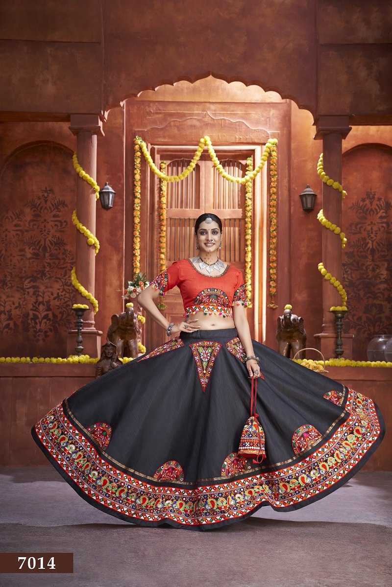 Ynf Art Silk RIN227 7014 Lehengas Festive Collections Wholesale Designer Lehenga Choli Navratri Chaniya Choli Manufacturer