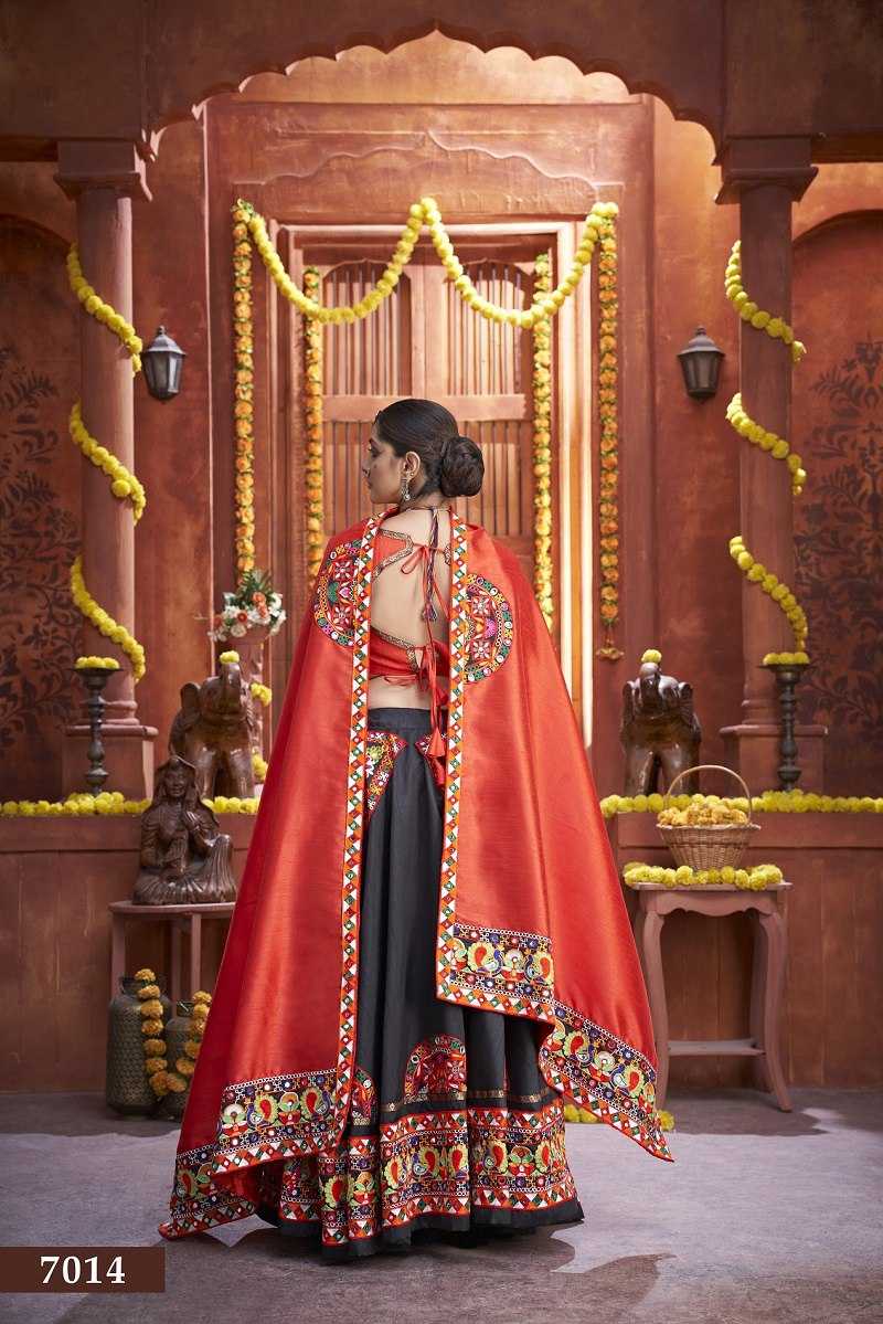 Ynf Art Silk RIN227 7014 Lehengas Festive Collections Wholesale Designer Lehenga Choli Navratri Chaniya Choli Manufacturer