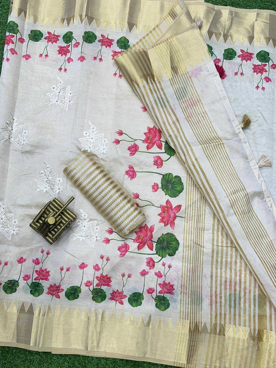 Ynf Assam Silk KESH500 Wow Silk Sarees Festive Collections Wholesale Designer Silk Sarees Zari Border Silk Sarees Onam Collections Manufacturer