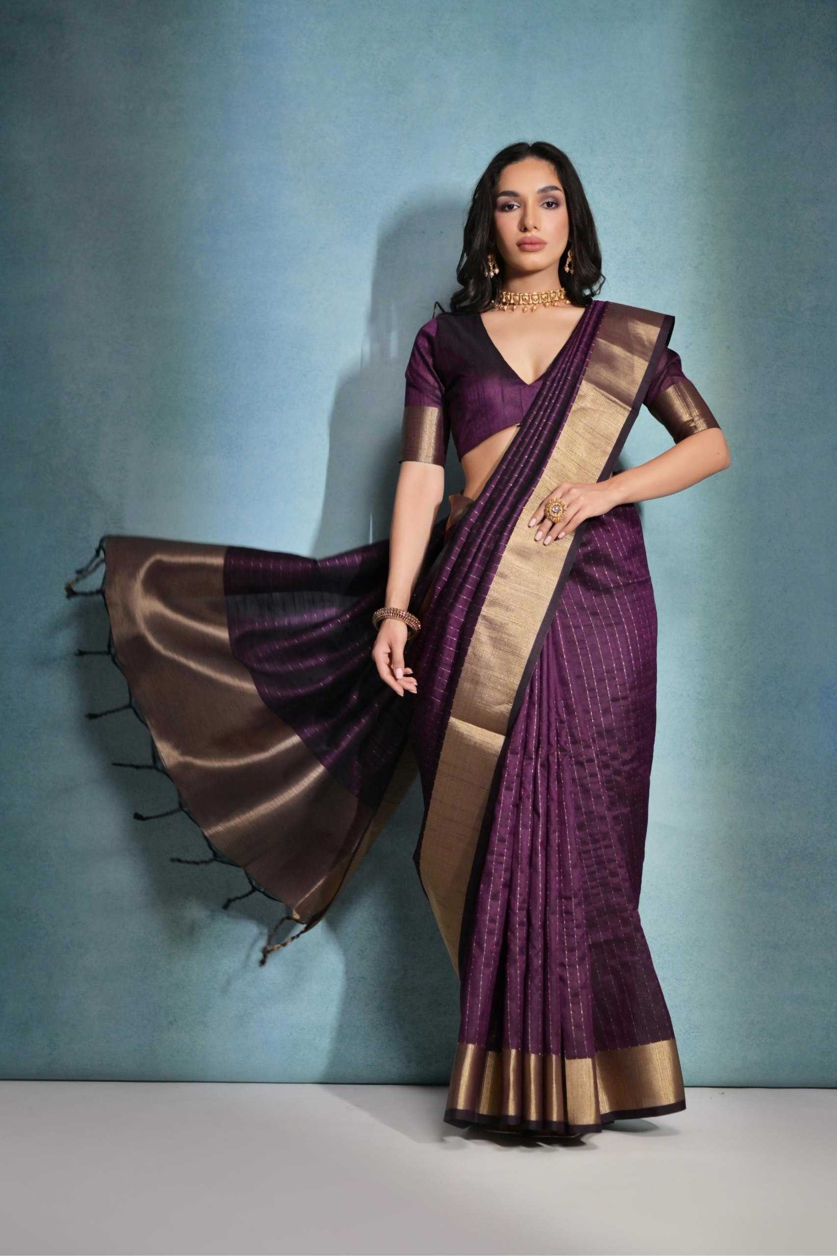 Ynf Banana Silk KESH532 RAW SILK DOT Sarees Wholesale Designer Sarees Zari Border Sarees Silk Sarees Manufacturer
