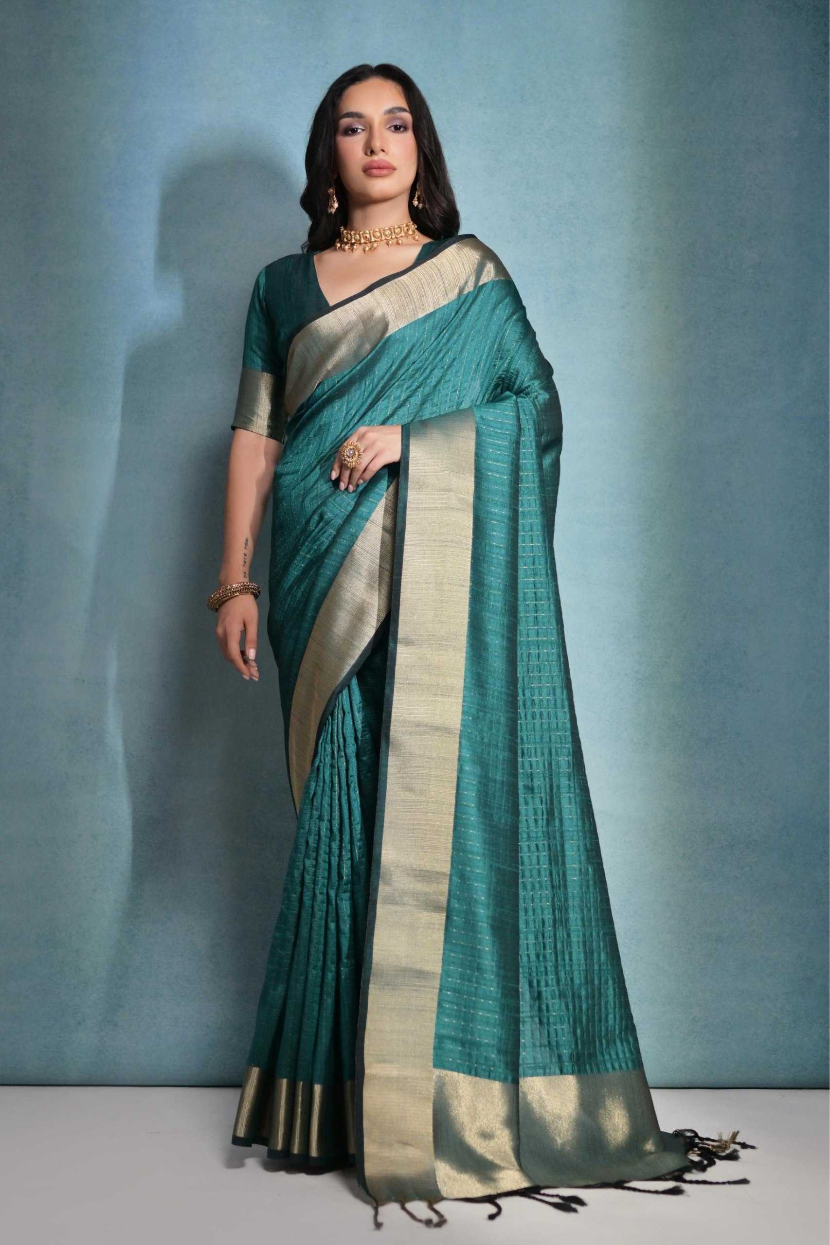 Ynf Banana Silk KESH532 RAW SILK DOT Sarees Wholesale Designer Sarees Zari Border Sarees Silk Sarees Manufacturer
