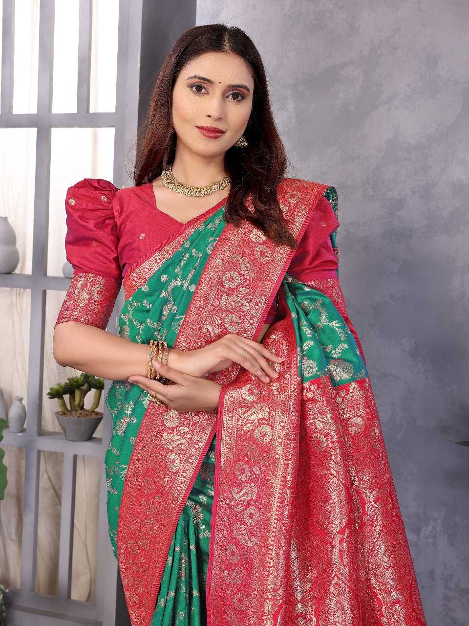 Ynf Banana Silk RIN197 3063 Silk Sarees Wholesale Party Wear Silk Sarees Designer Silk Sarees Fancy Silk Sarees Manufacturer