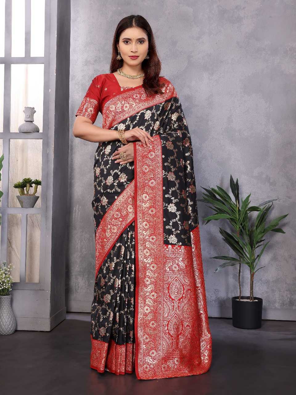 Ynf Banana Silk RIN197 3063 Silk Sarees Wholesale Party Wear Silk Sarees Designer Silk Sarees Fancy Silk Sarees Manufacturer