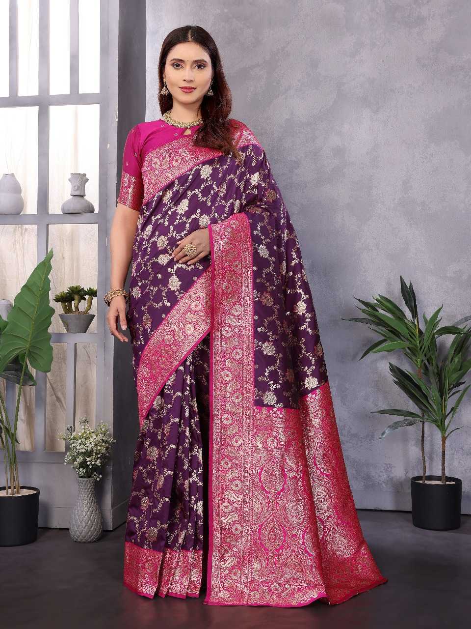 Ynf Banana Silk RIN197 3063 Silk Sarees Wholesale Party Wear Silk Sarees Designer Silk Sarees Fancy Silk Sarees Manufacturer
