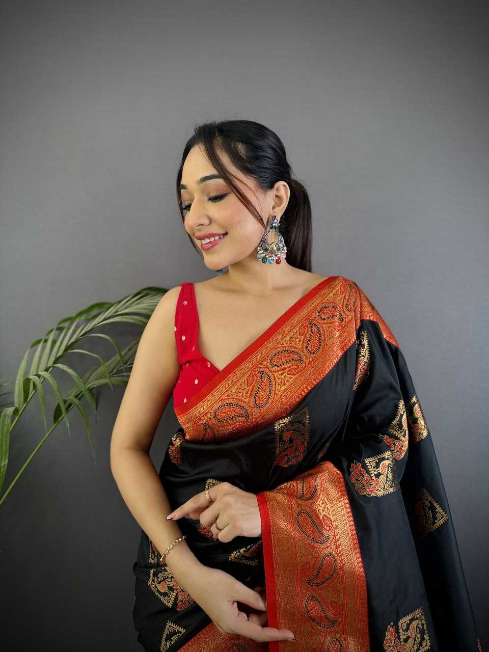 Ynf Banana Silk RIN197 3066 Silk Sarees Wholesale Bridal Silk Sarees Party Wear Silk Sarees Designer Silk Sarees Manufacturer