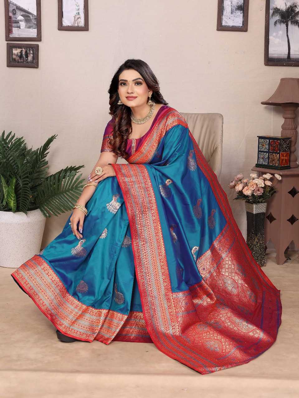 Ynf Banana Silk RIN197 3067 Silk Sarees Wholesale Bridal Silk Sarees Party Wear Silk Sarees Designer Silk Sarees Manufacturer