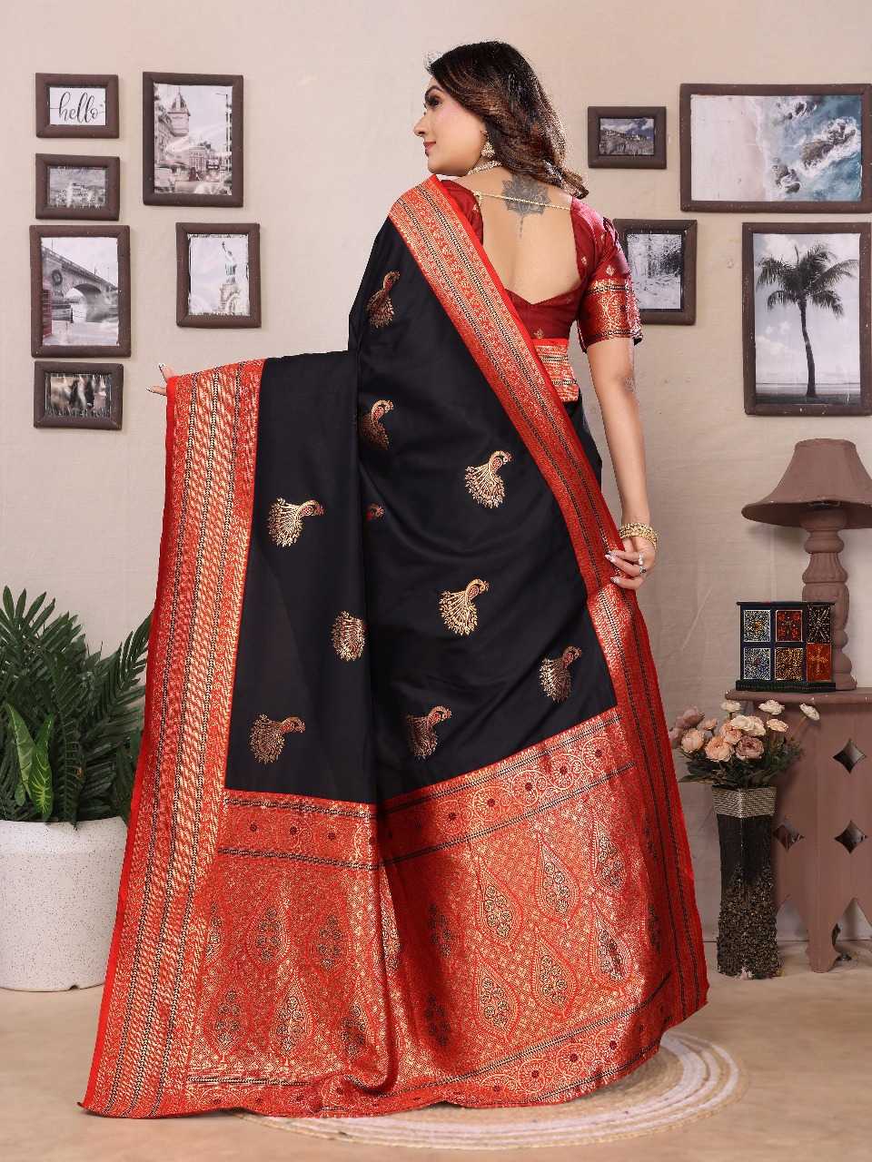 Ynf Banana Silk RIN197 3067 Silk Sarees Wholesale Bridal Silk Sarees Party Wear Silk Sarees Designer Silk Sarees Manufacturer
