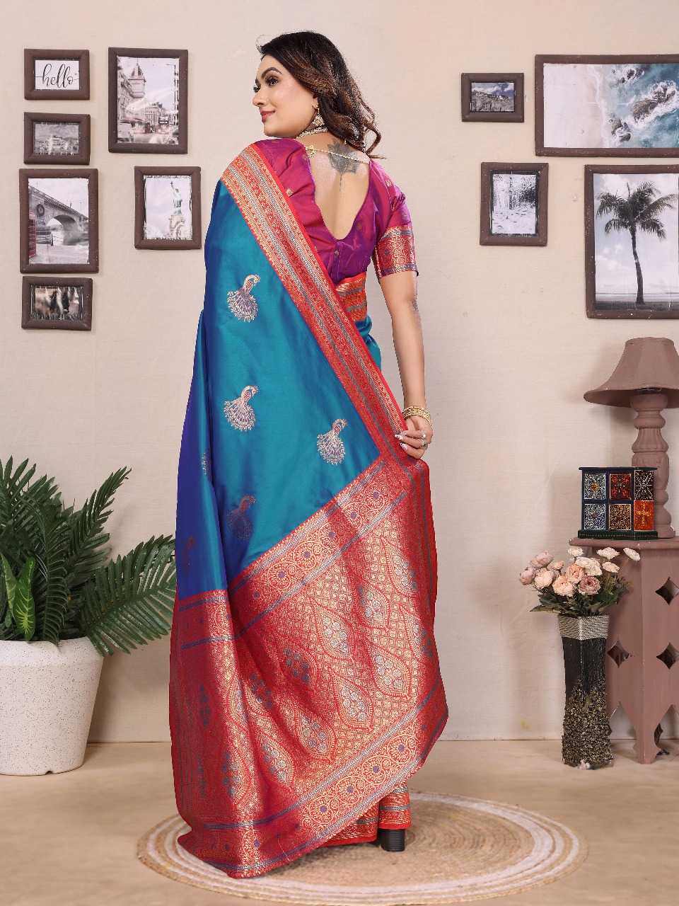 Ynf Banana Silk RIN197 3067 Silk Sarees Wholesale Bridal Silk Sarees Party Wear Silk Sarees Designer Silk Sarees Manufacturer