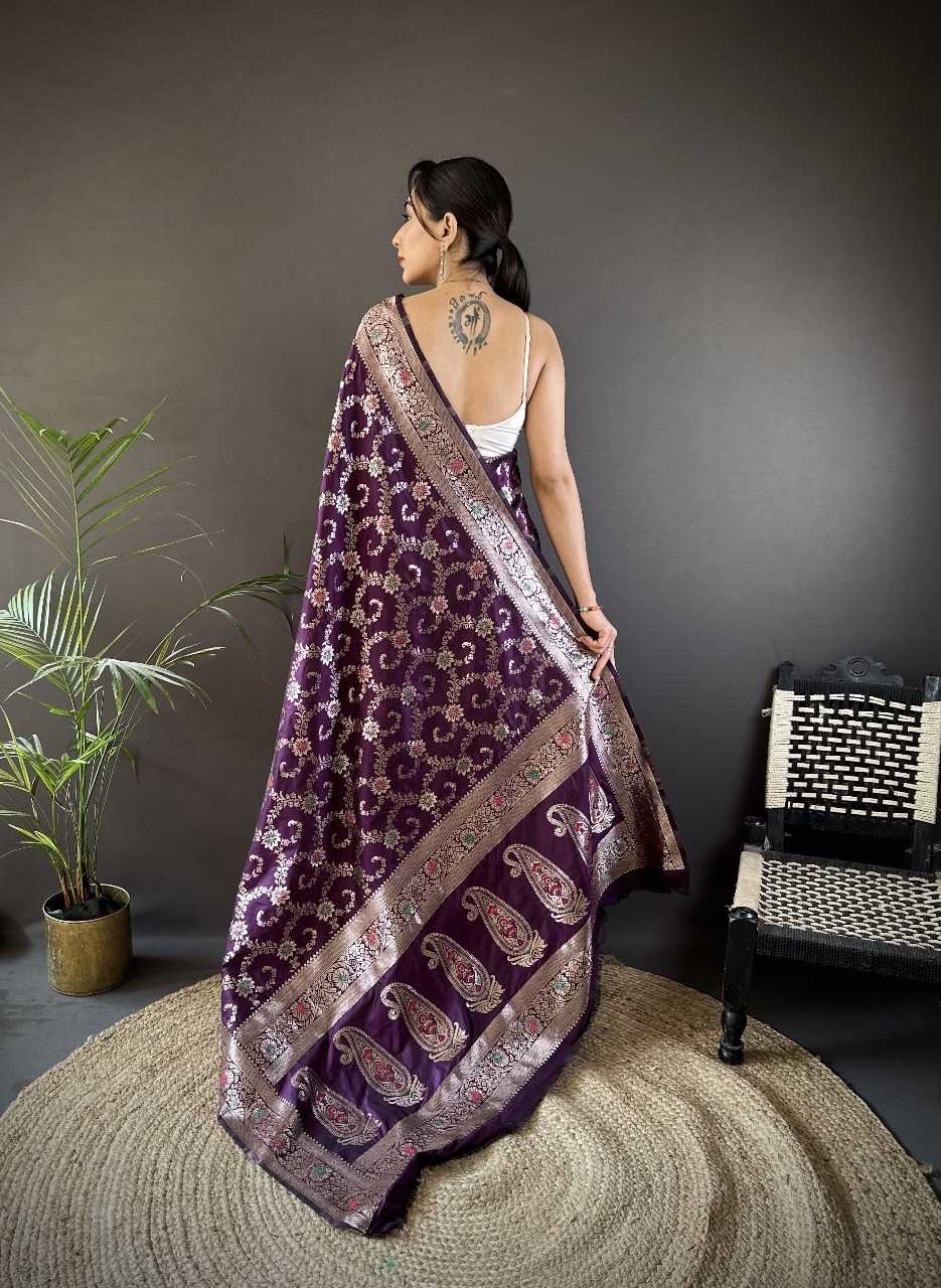 Ynf Banana Silk RIN197 3072 Silk Sarees Wholesale Party Wear Silk Sarees Designer Silk Sarees Fancy Silk Sarees Manufacturer