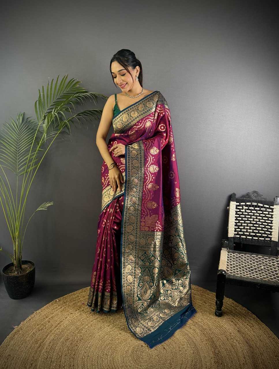 Ynf Banana Silk RIN197 3073 Silk Sarees Wholesale Bridal Silk Sarees Party Wear Silk Sarees Designer Silk Sarees Manufacturer