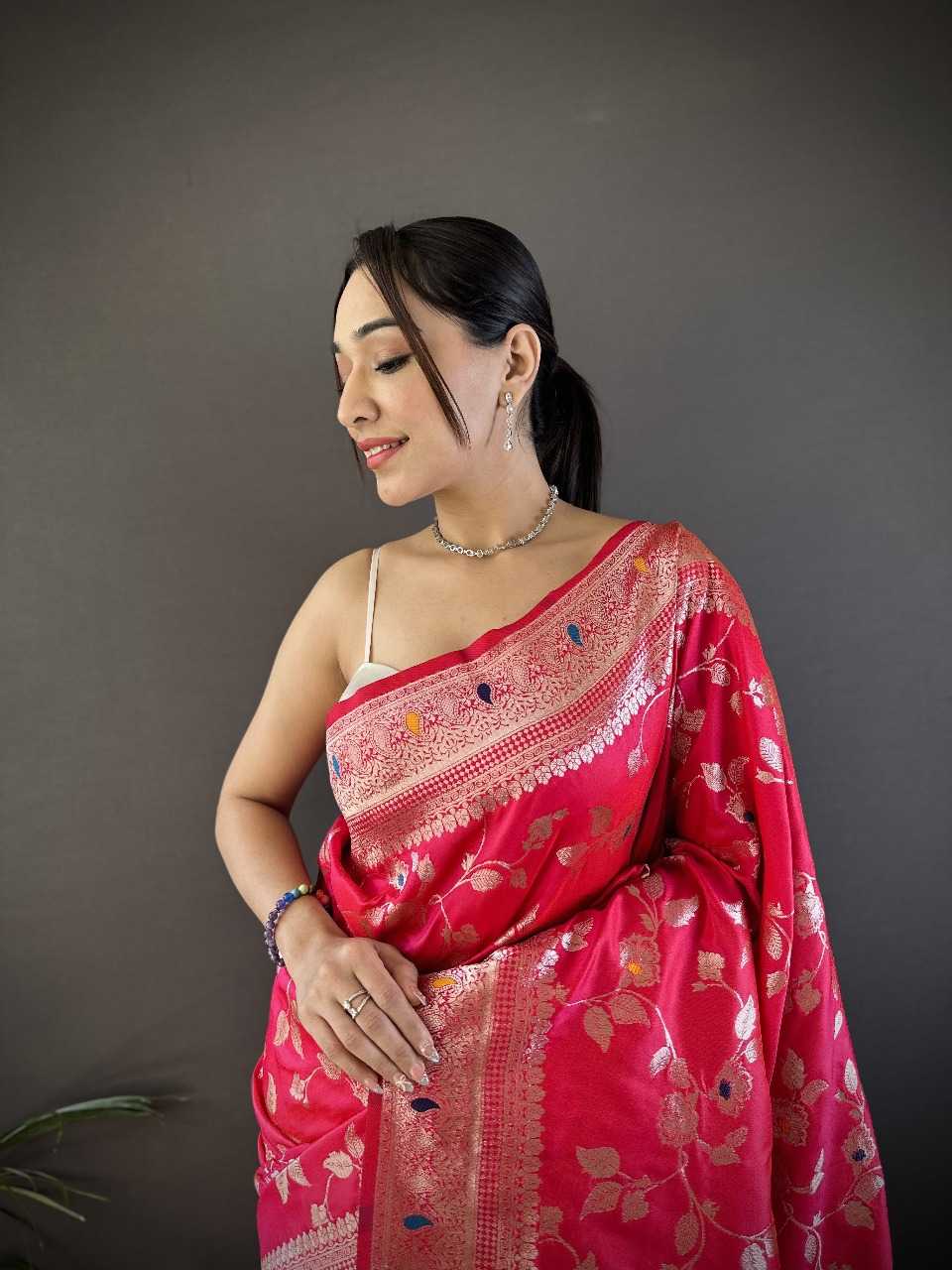 Ynf Banana Silk RIN197 3074 Silk Sarees Wholesale Bridal Silk Sarees Party Wear Silk Sarees Designer Silk Sarees Manufacturer