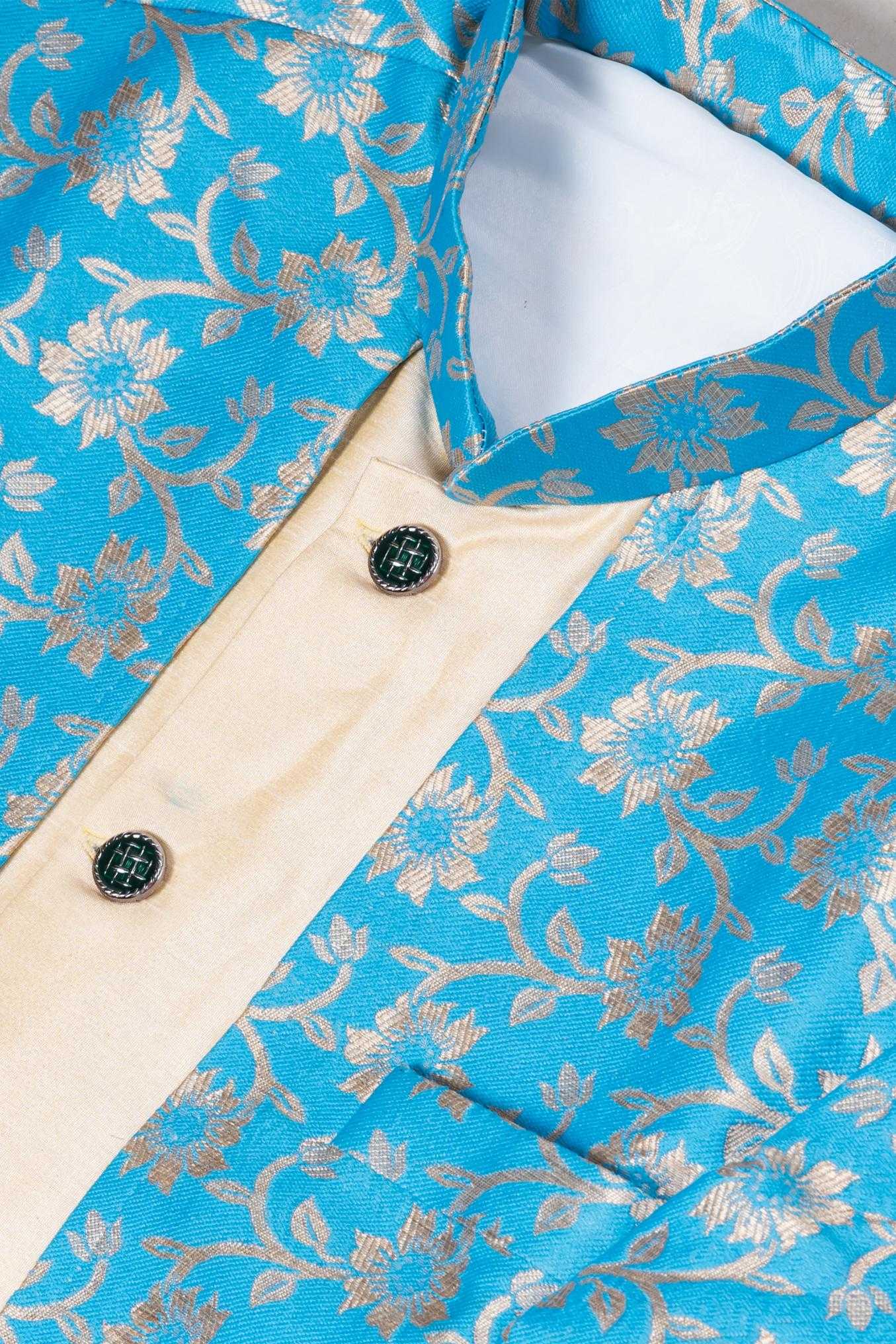 Ynf Banarasi Jacquard RIN223 1704 Mens Wear Wholesale Kurta Set with Jacket Designer Ethnic Set Indo Western Manufacturer