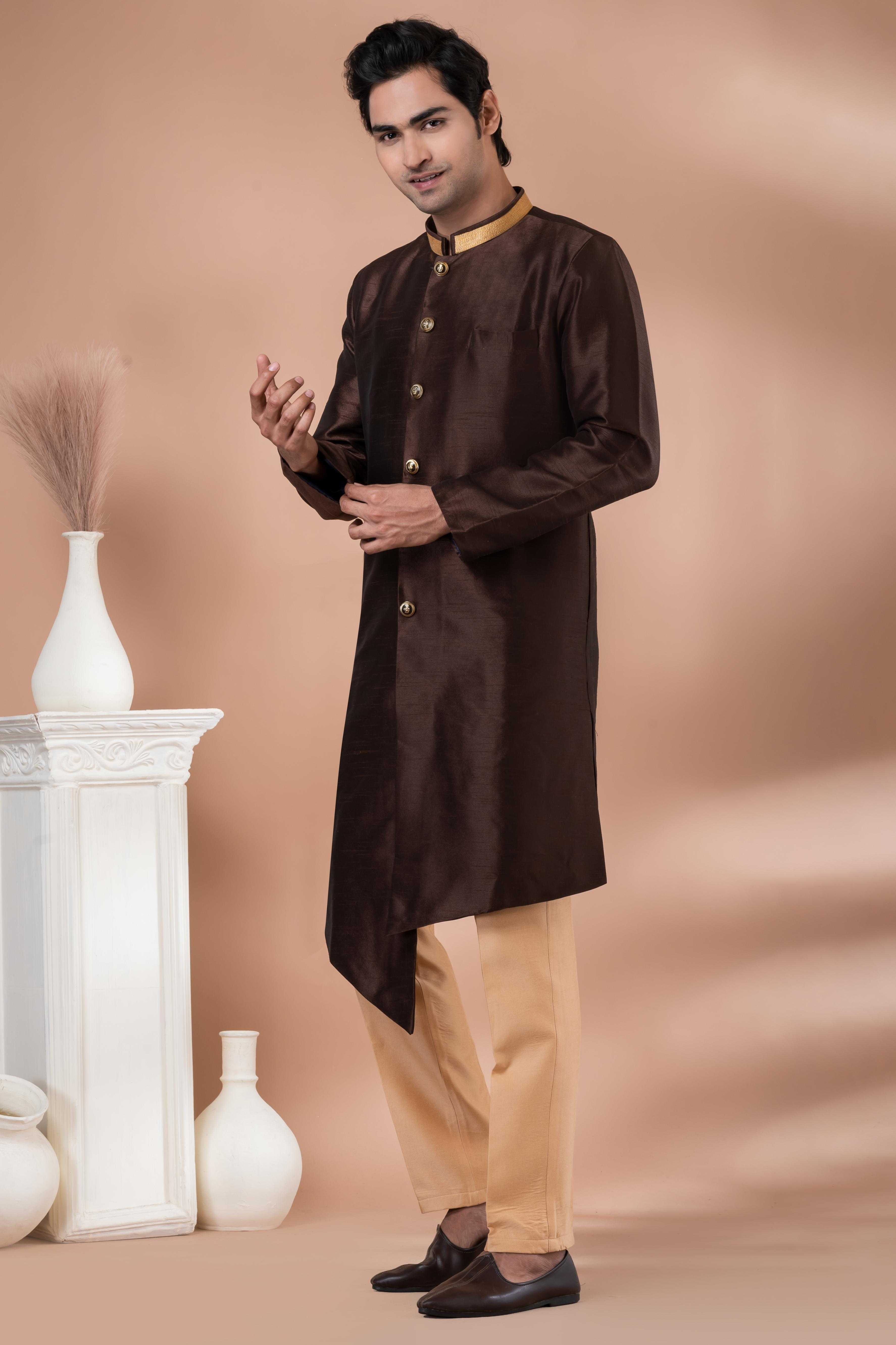 Ynf Banarasi Jacquard RIN223 1719 Mens Wear Wholesale Kurta Set with Jacket Designer Ethnic Set Indo Western Manufacturer