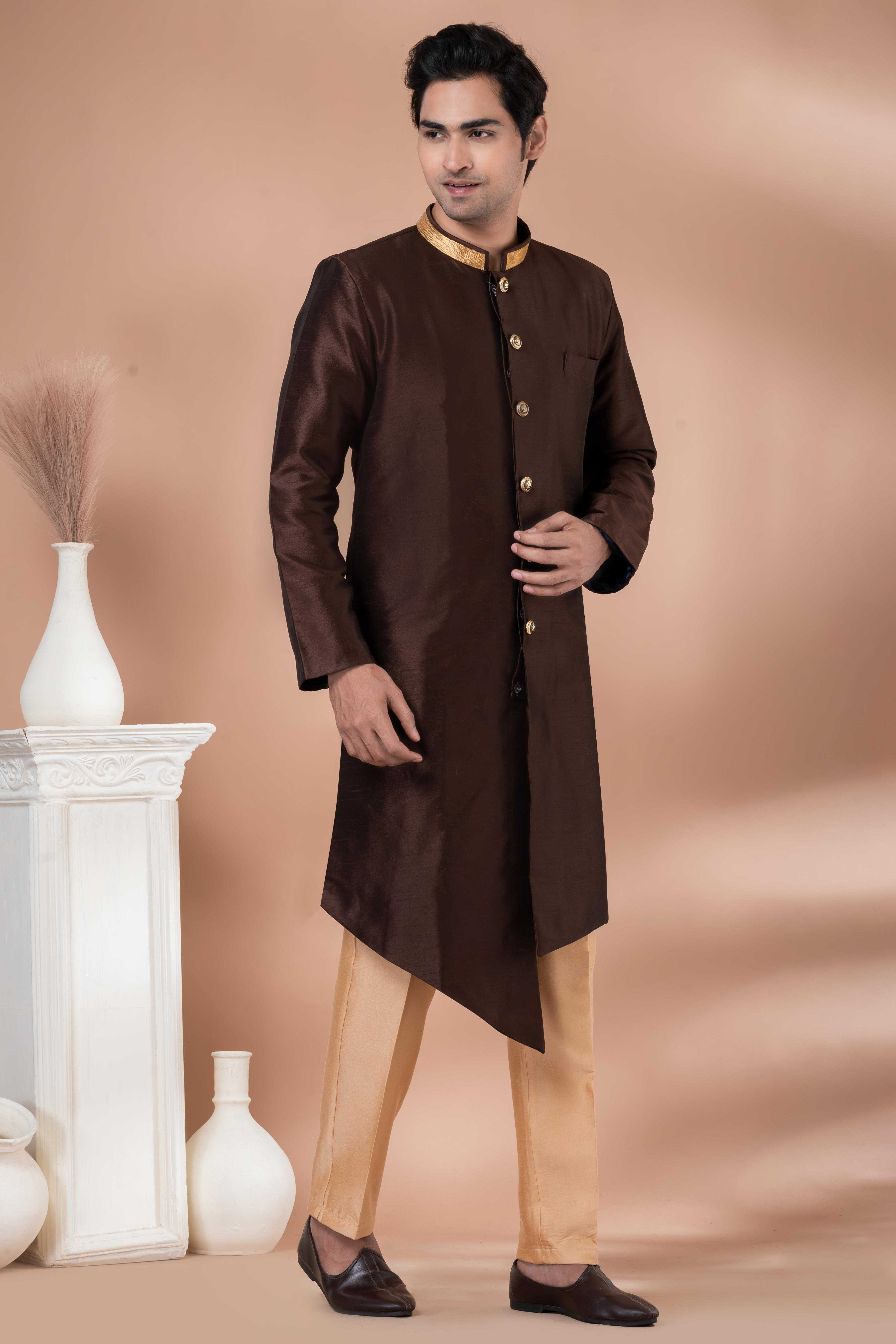 Ynf Banarasi Jacquard RIN223 1719 Mens Wear Wholesale Kurta Set with Jacket Designer Ethnic Set Indo Western Manufacturer