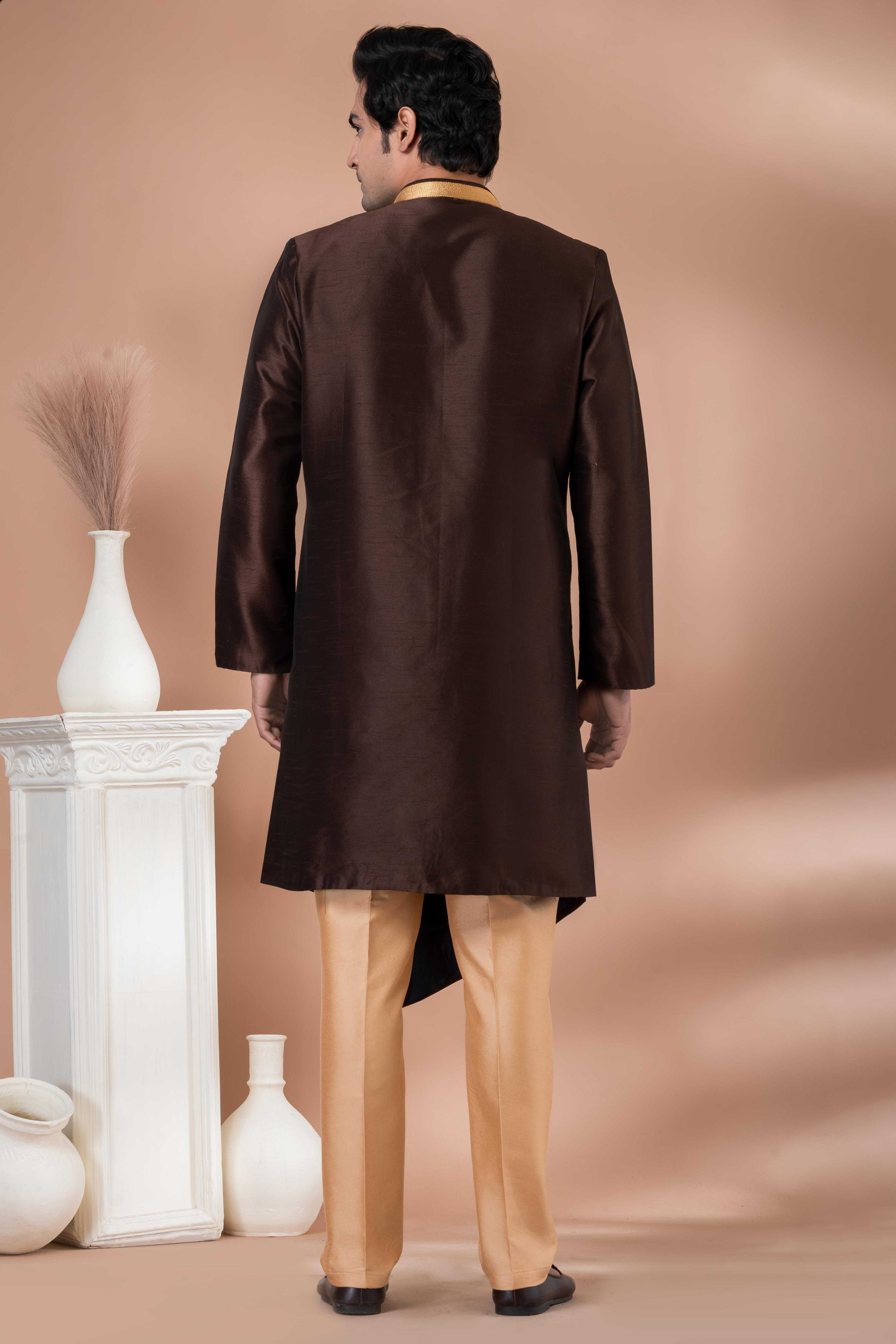 Ynf Banarasi Jacquard RIN223 1719 Mens Wear Wholesale Kurta Set with Jacket Designer Ethnic Set Indo Western Manufacturer