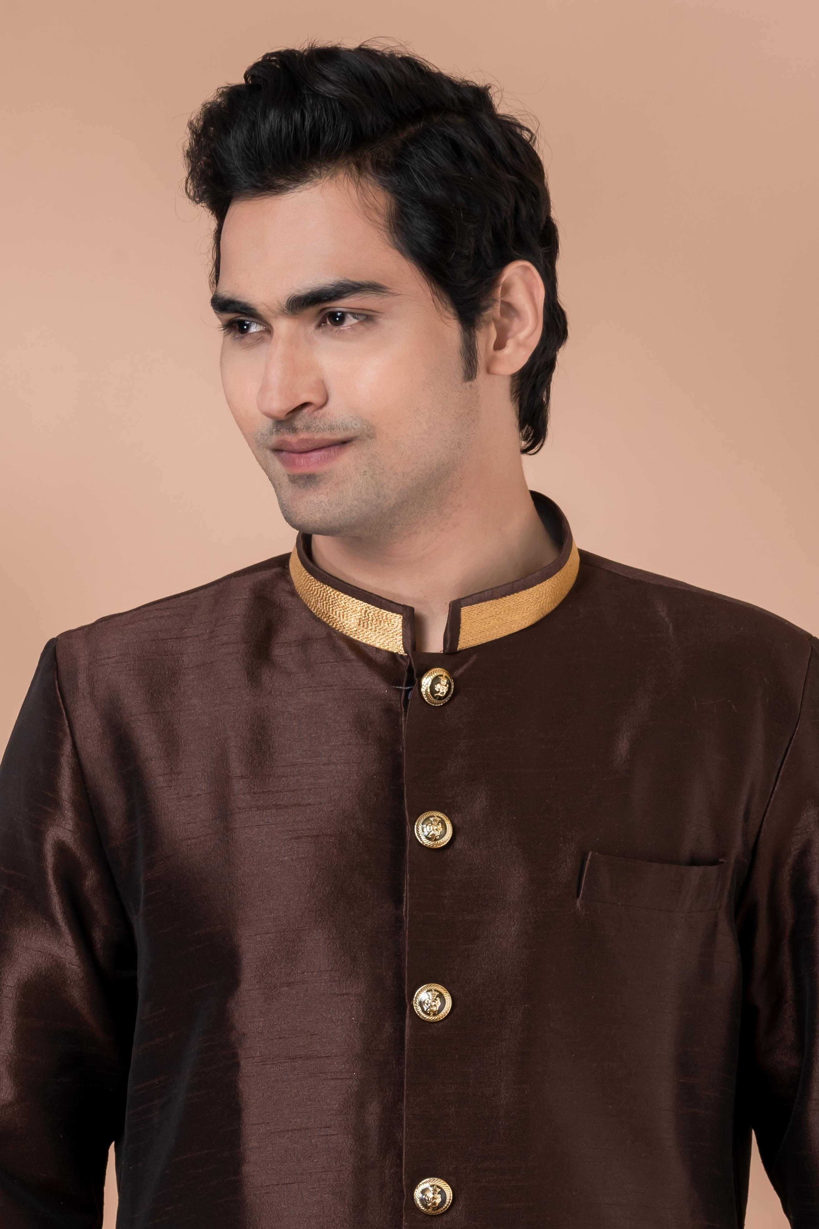 Ynf Banarasi Jacquard RIN223 1719 Mens Wear Wholesale Kurta Set with Jacket Designer Ethnic Set Indo Western Manufacturer
