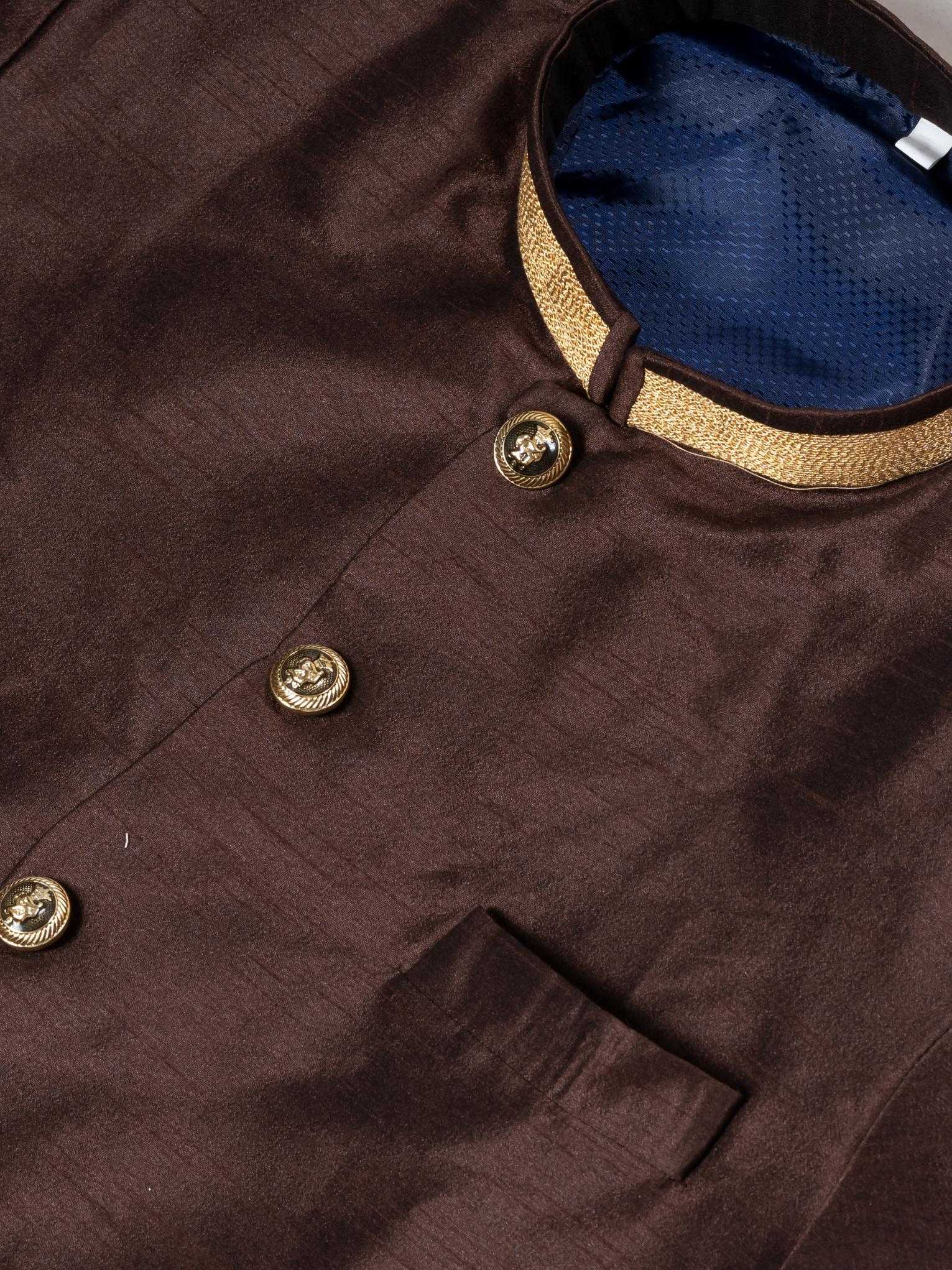 Ynf Banarasi Jacquard RIN223 1719 Mens Wear Wholesale Kurta Set with Jacket Designer Ethnic Set Indo Western Manufacturer