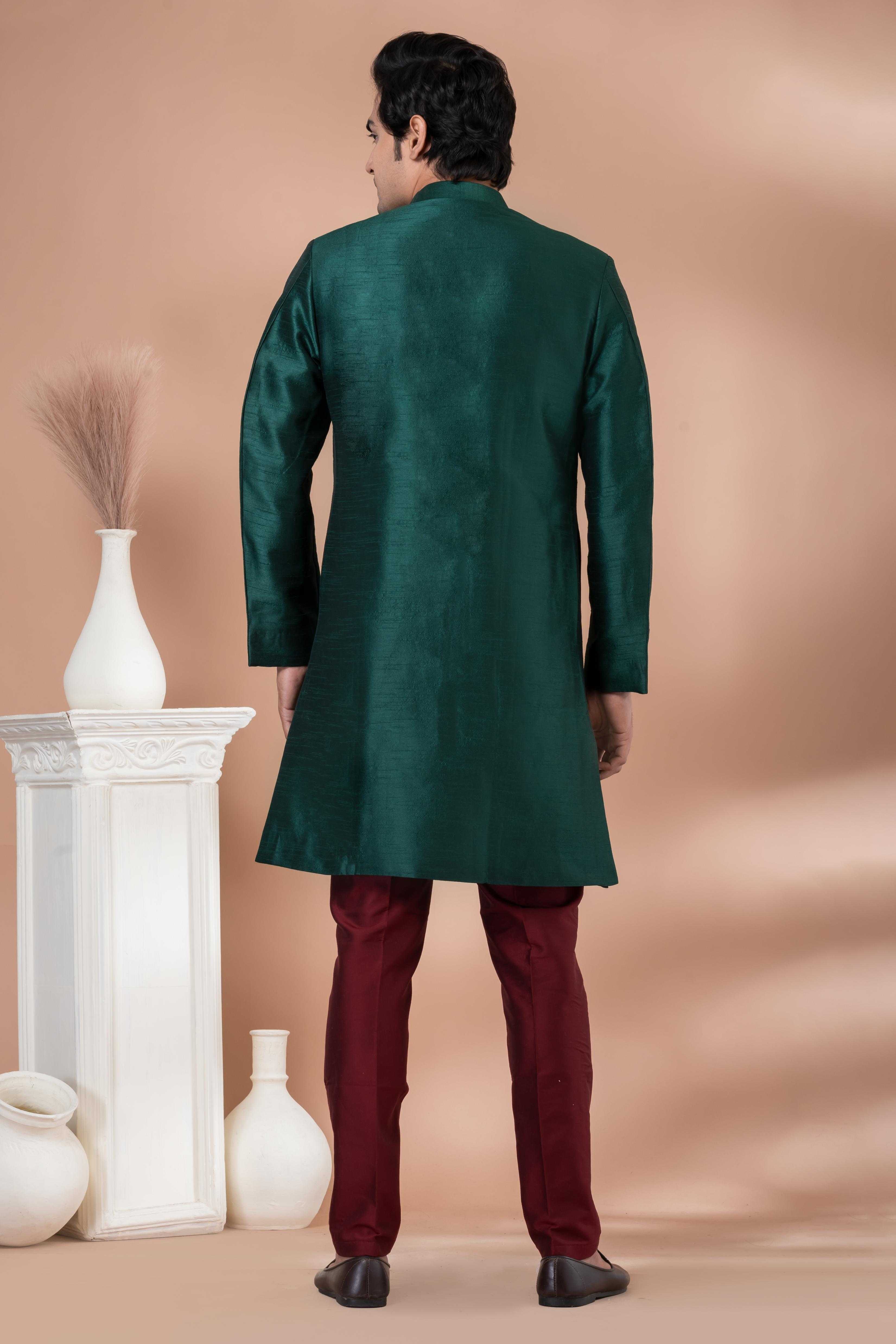 Ynf Banarasi Jacquard RIN223 1720 Mens Wear Wholesale Kurta Set with Jacket Designer Ethnic Set Indo Western Manufacturer