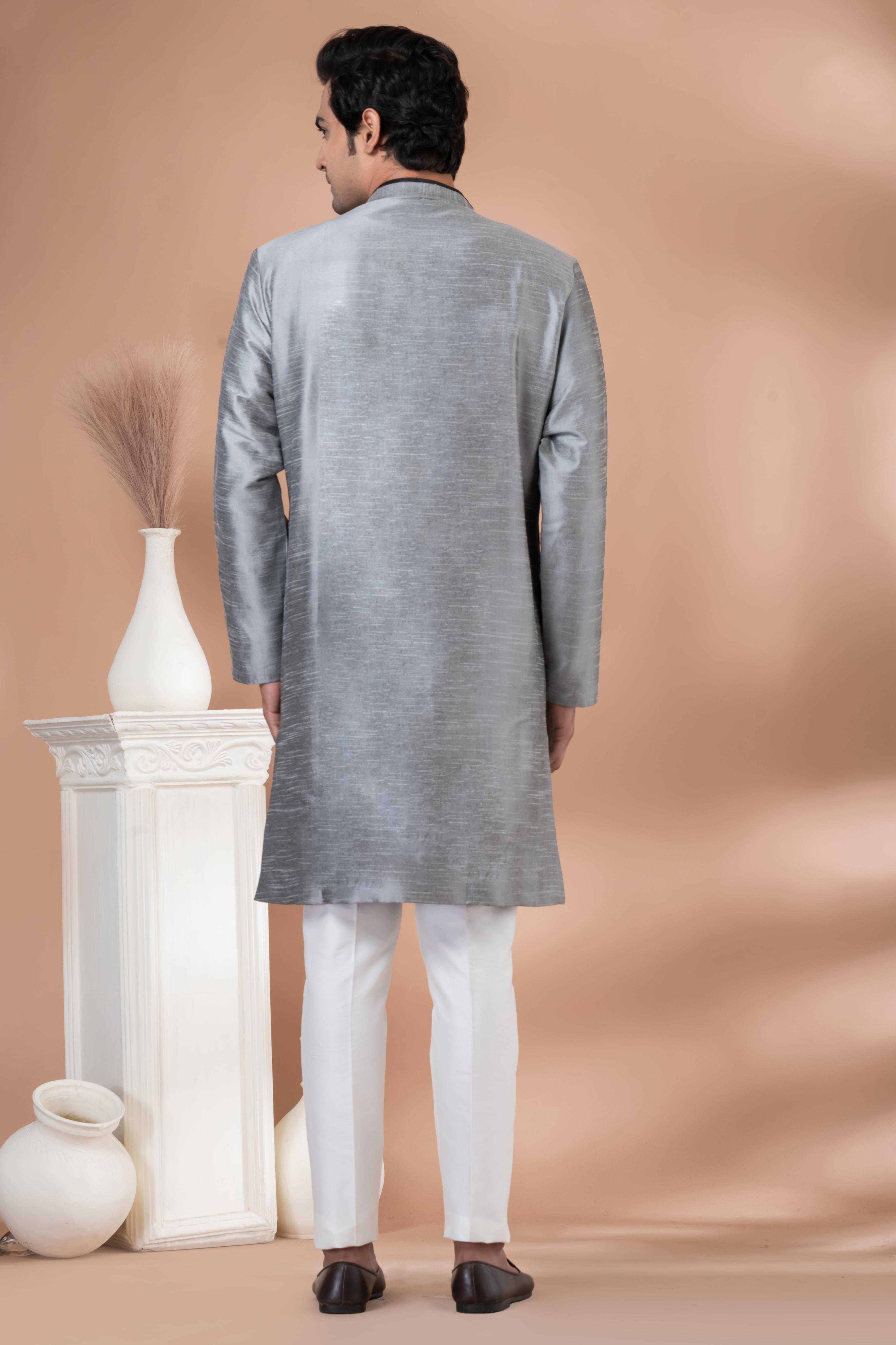 Ynf Banarasi Jacquard RIN223 1721 Mens Wear Wholesale Kurta Set with Jacket Designer Ethnic Set Indo Western Manufacturer