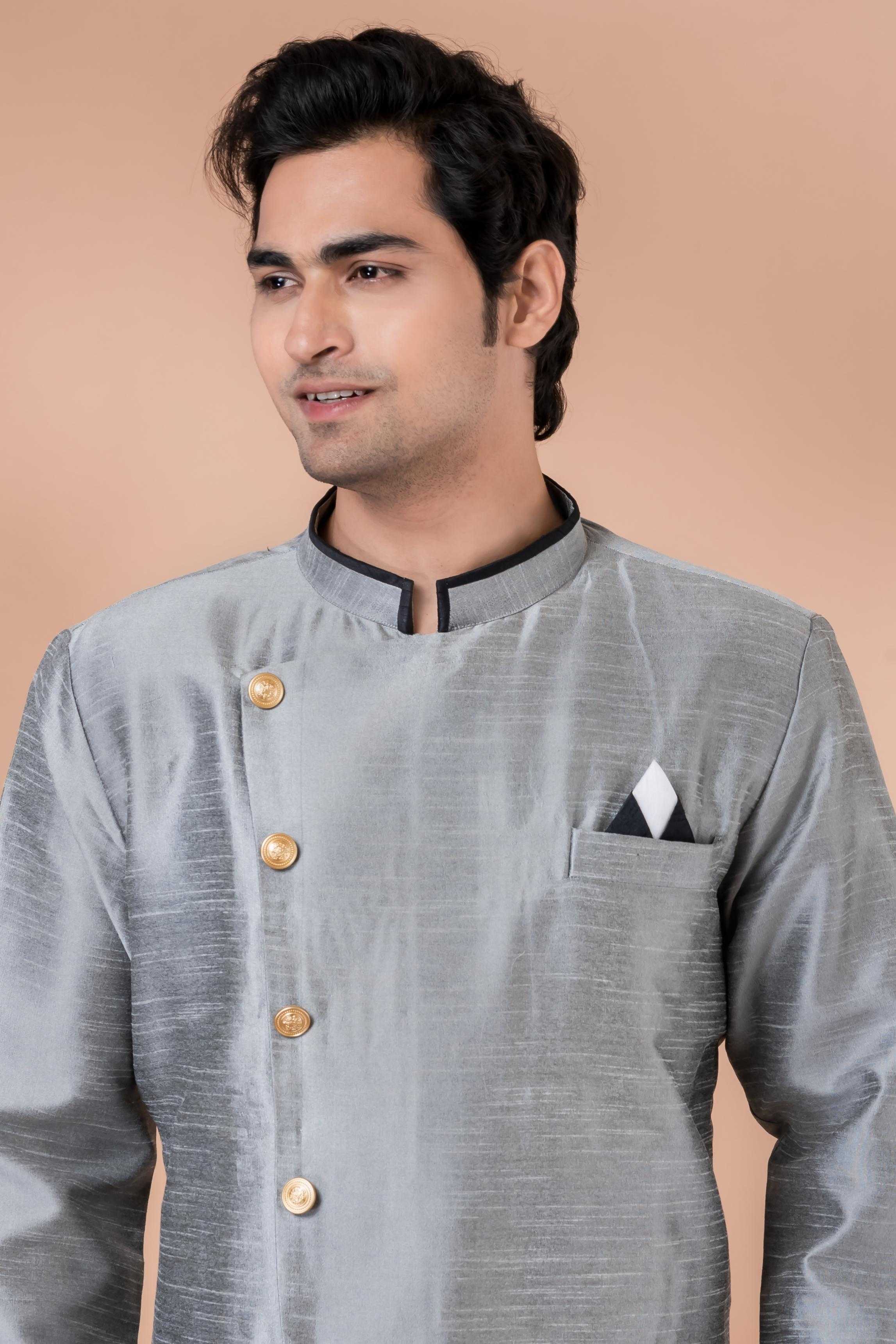 Ynf Banarasi Jacquard RIN223 1721 Mens Wear Wholesale Kurta Set with Jacket Designer Ethnic Set Indo Western Manufacturer