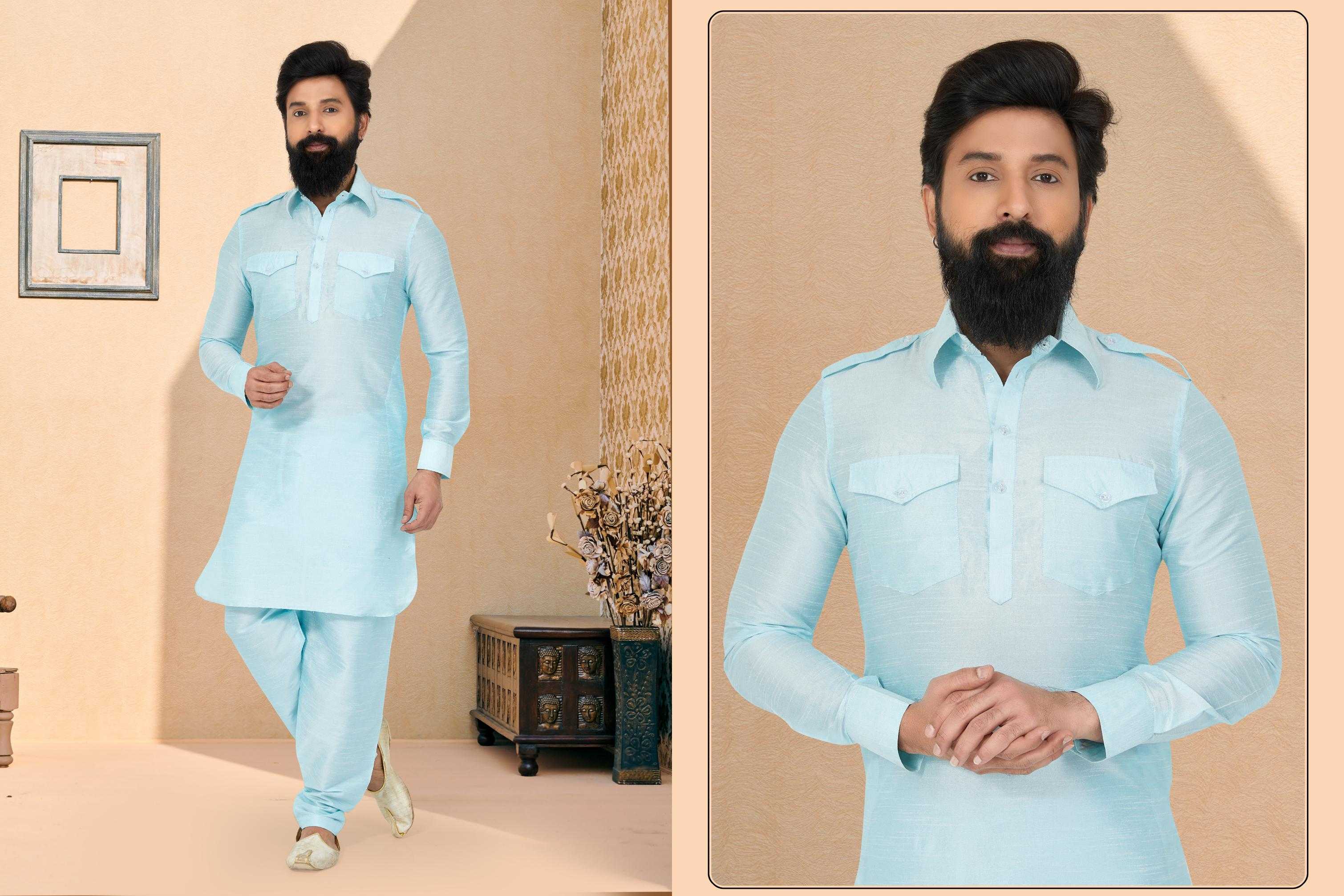Ynf Banarasi Jacquard RIN223 3096A Mens Wear Wholesale Mens Kurtas Mens Kurta Pyjama Men Wedding kurta Manufacturer