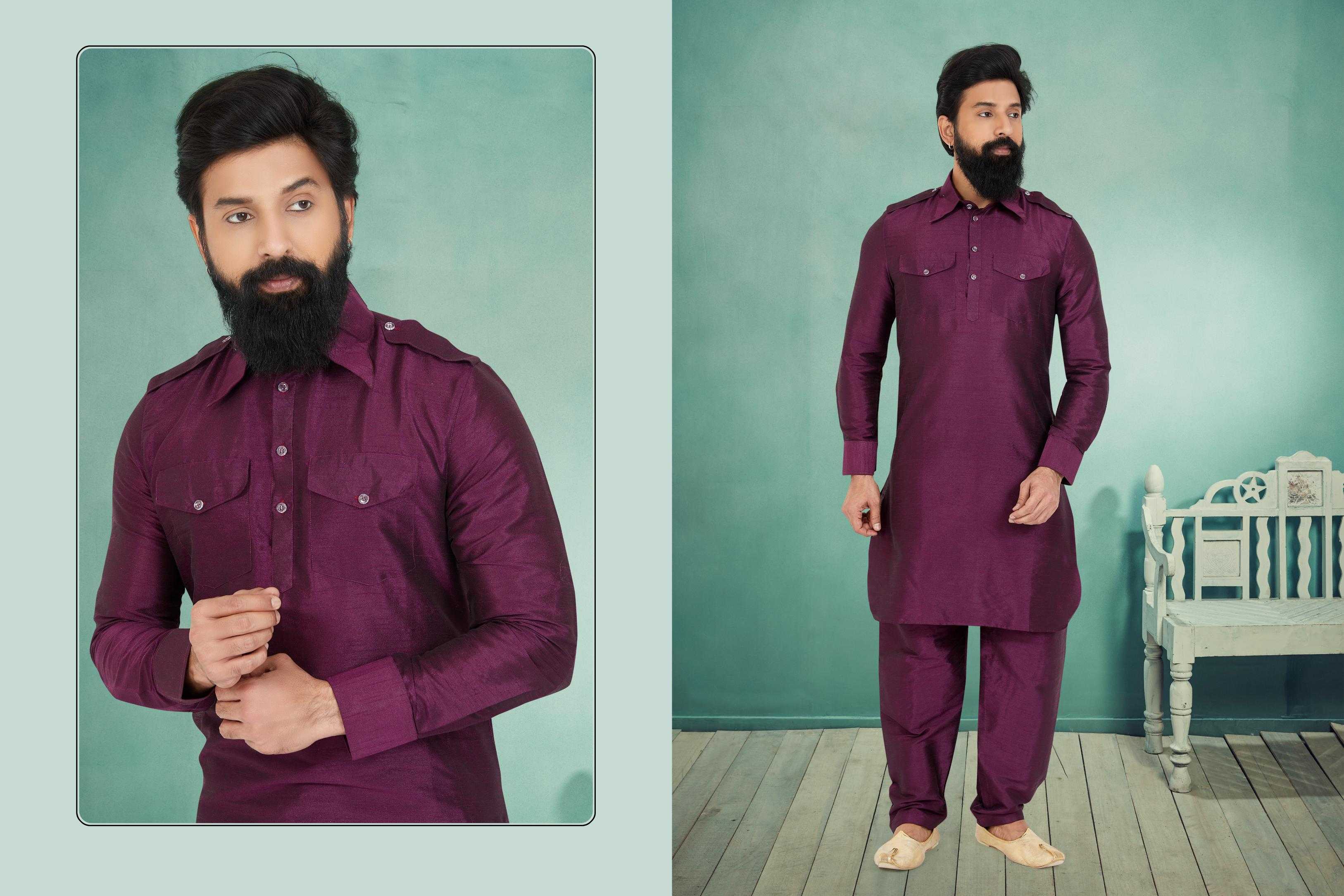 Ynf Banarasi Jacquard RIN223 3103B Mens Wear Wholesale Mens Kurtas Mens Kurta Pyjama Men Wedding kurta Manufacturer