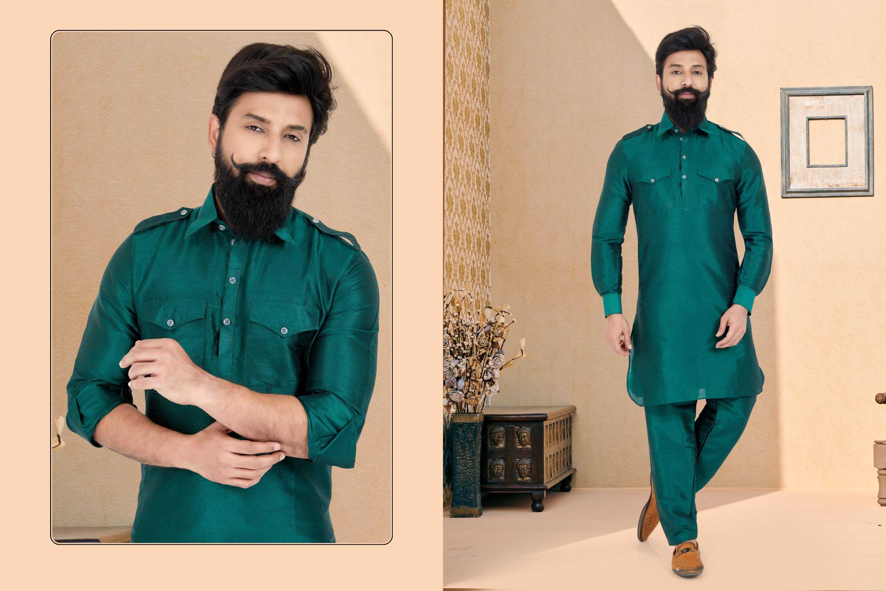 Ynf Banarasi Jacquard RIN223 3104A Mens Wear Wholesale Mens Kurtas Mens Kurta Pyjama Men Wedding kurta Manufacturer