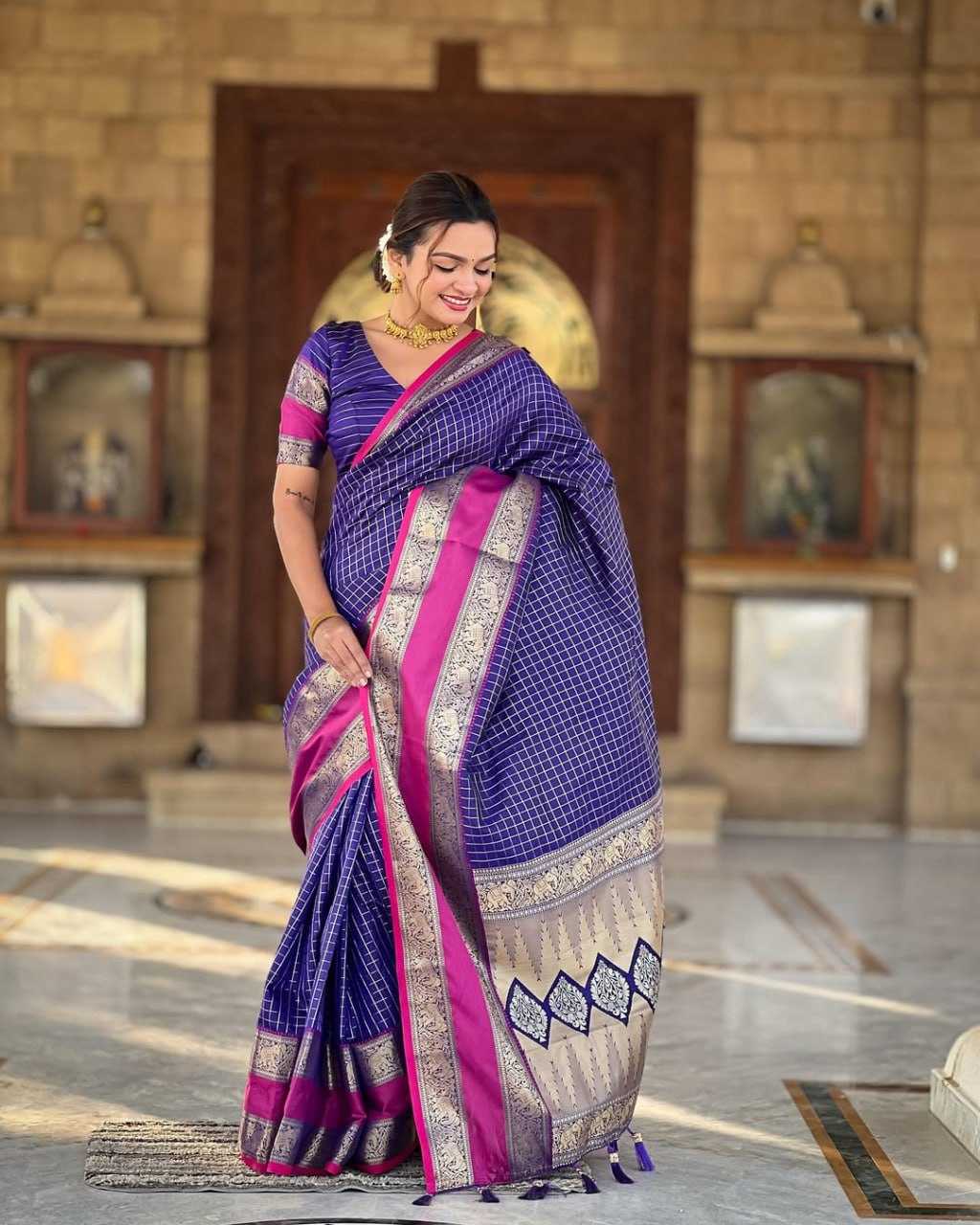 Ynf Banarasi Soft Silk KESH101 45209 Silk Sarees Wedding Collections Festive Collections Wholesale Banarasi Silk Sarees Traditional Silk Sarees Silk Sarees With Blouse Manufacturer