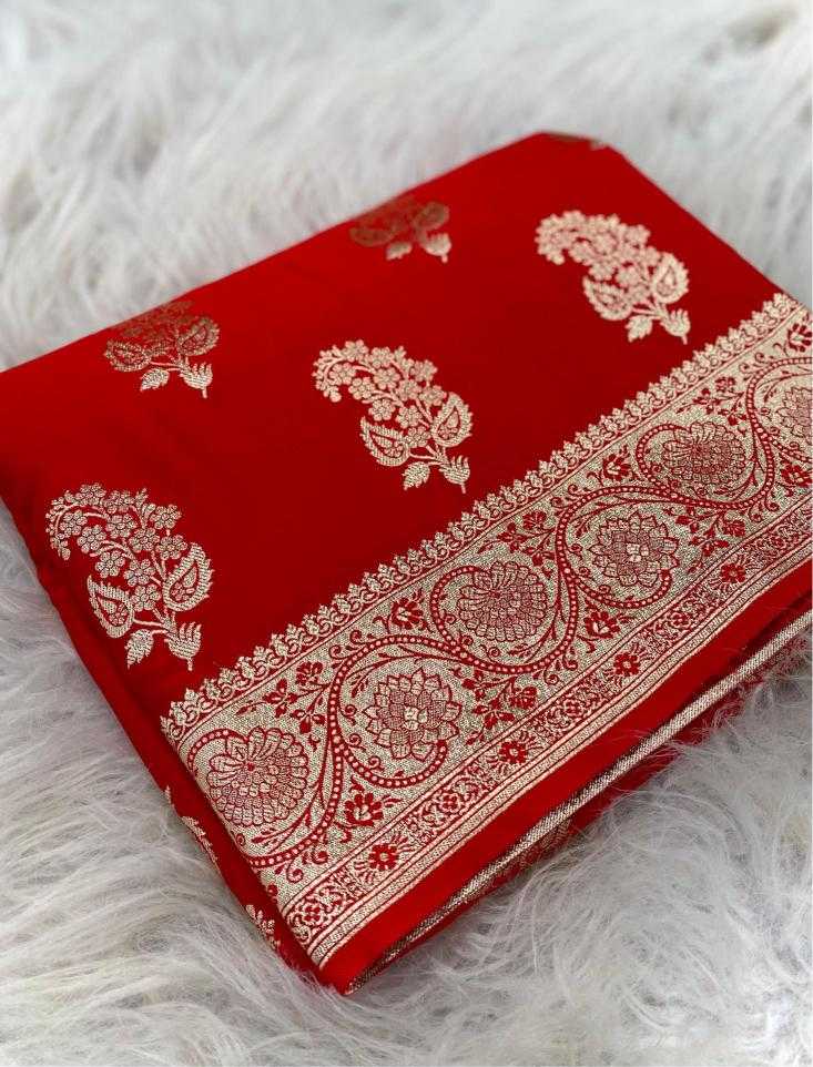 Ynf Banarasi Soft Silk KESH249 Ganga Silk Sarees Wholesale Banarasi Silk Sarees Zari Border Silk Sarees Red Silk Sarees Manufacturer