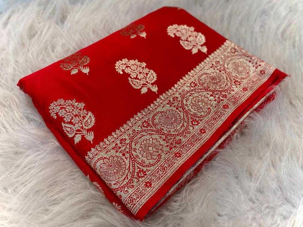 Ynf Banarasi Soft Silk KESH249 Ganga Silk Sarees Wholesale Banarasi Silk Sarees Zari Border Silk Sarees Red Silk Sarees Manufacturer
