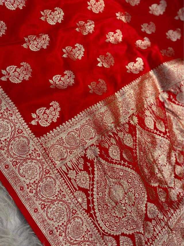 Ynf Banarasi Soft Silk KESH249 Ganga Silk Sarees Wholesale Banarasi Silk Sarees Zari Border Silk Sarees Red Silk Sarees Manufacturer