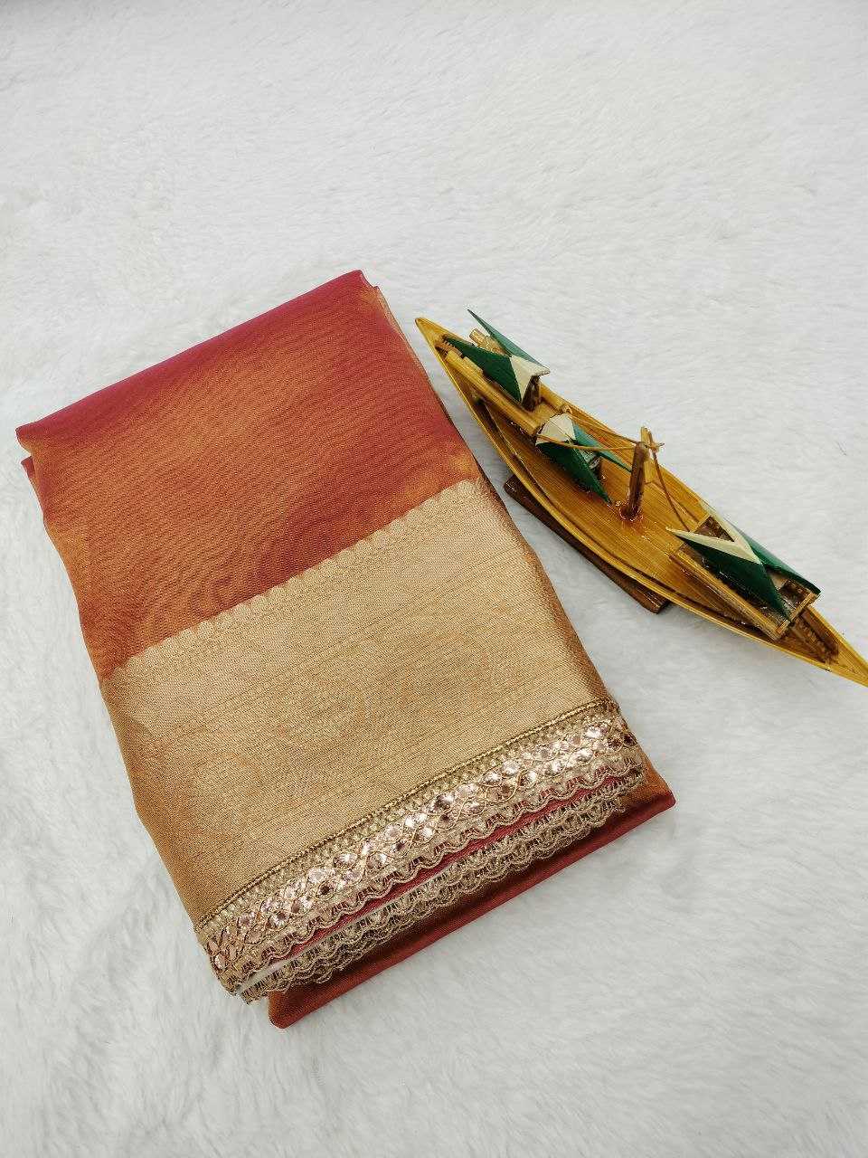 Ynf Banarasi Soft Silk KESH525 Shraddha Tissue Silk Sarees Wholesale Fancy Silk Sarees Zari Border Silk Sarees Manufacturer