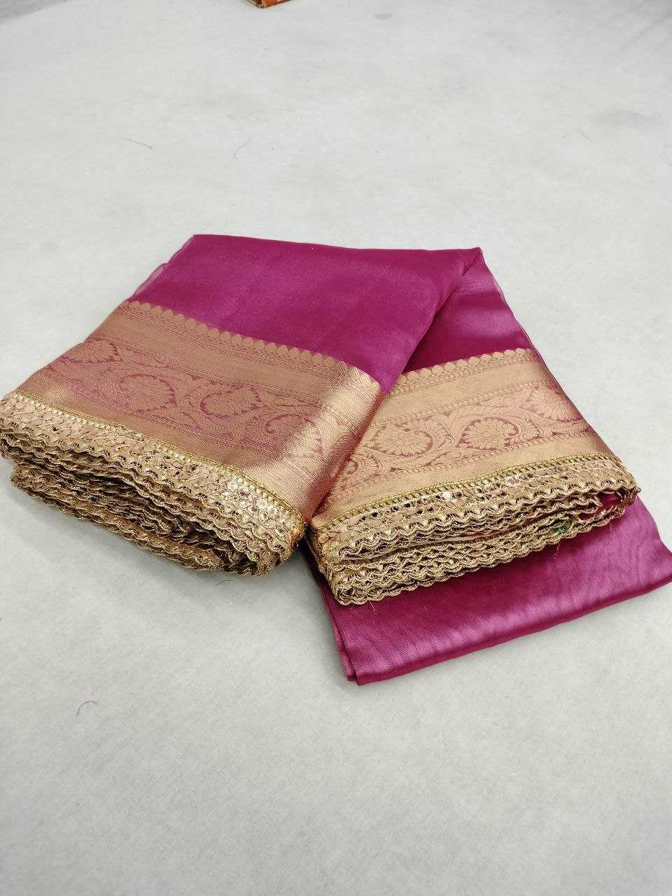 Ynf Banarasi Soft Silk KESH525 Shraddha Tissue Silk Sarees Wholesale Fancy Silk Sarees Zari Border Silk Sarees Manufacturer
