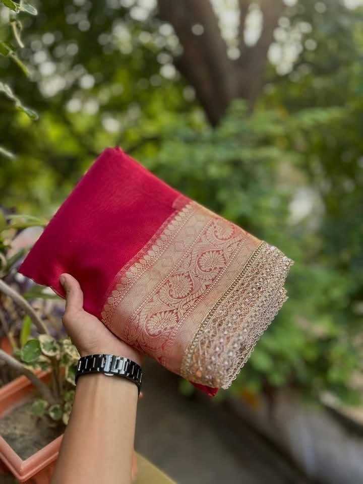 Ynf Banarasi Soft Silk KESH525 Shraddha Tissue Silk Sarees Wholesale Fancy Silk Sarees Zari Border Silk Sarees Manufacturer